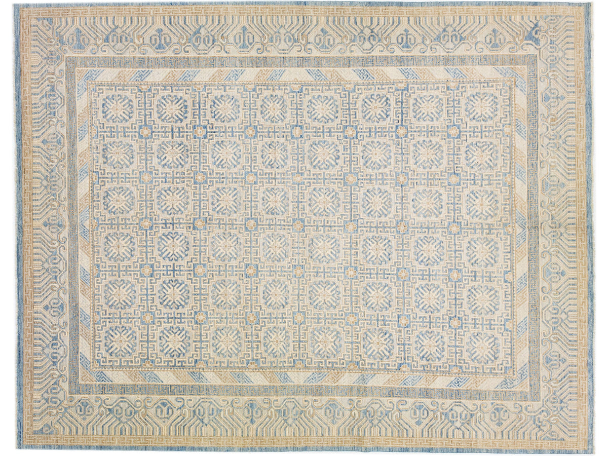 Modern Khotan Wool Rug 12 X 15