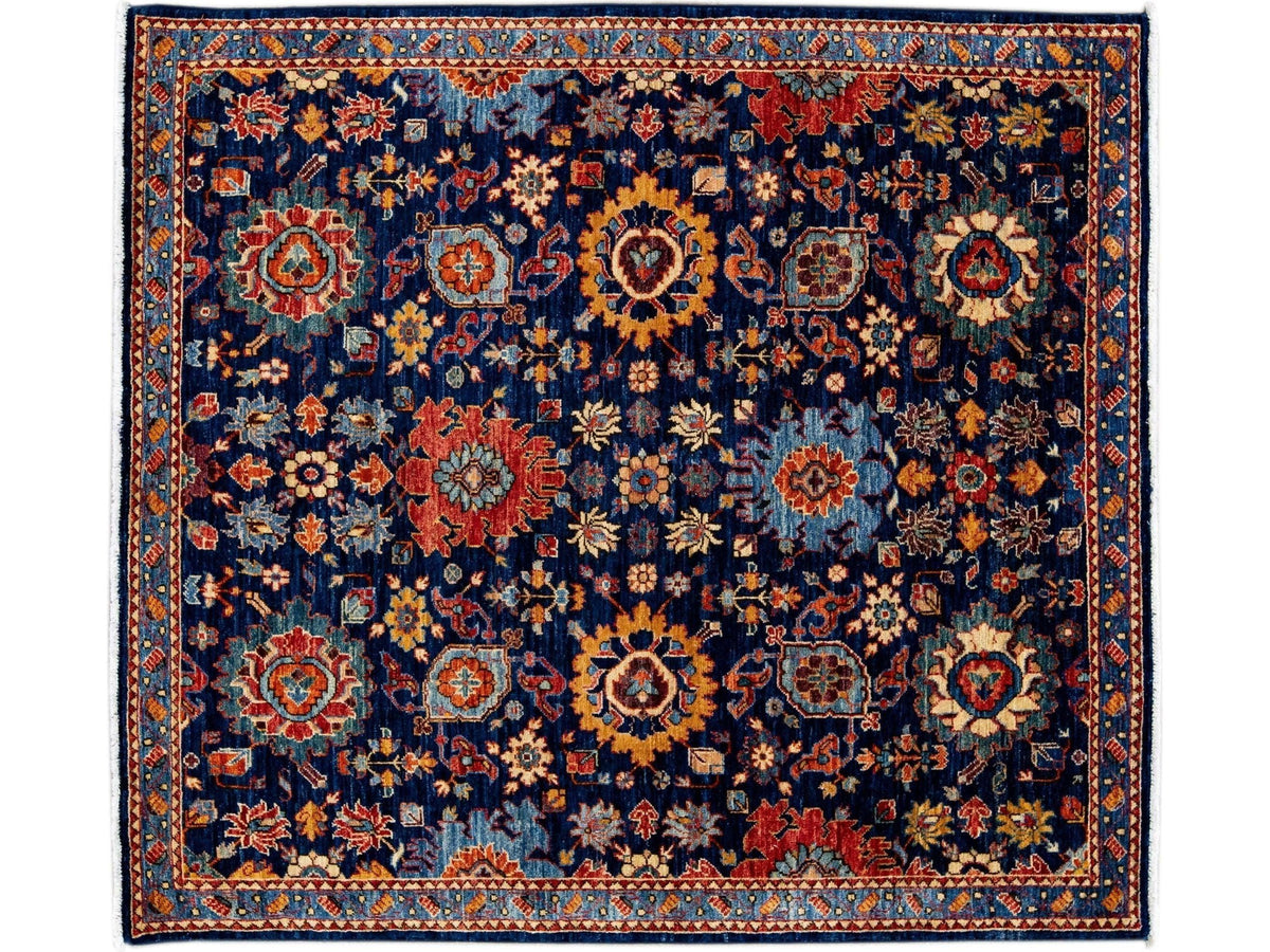 Modern Bidjar Wool Rug 5 X 5