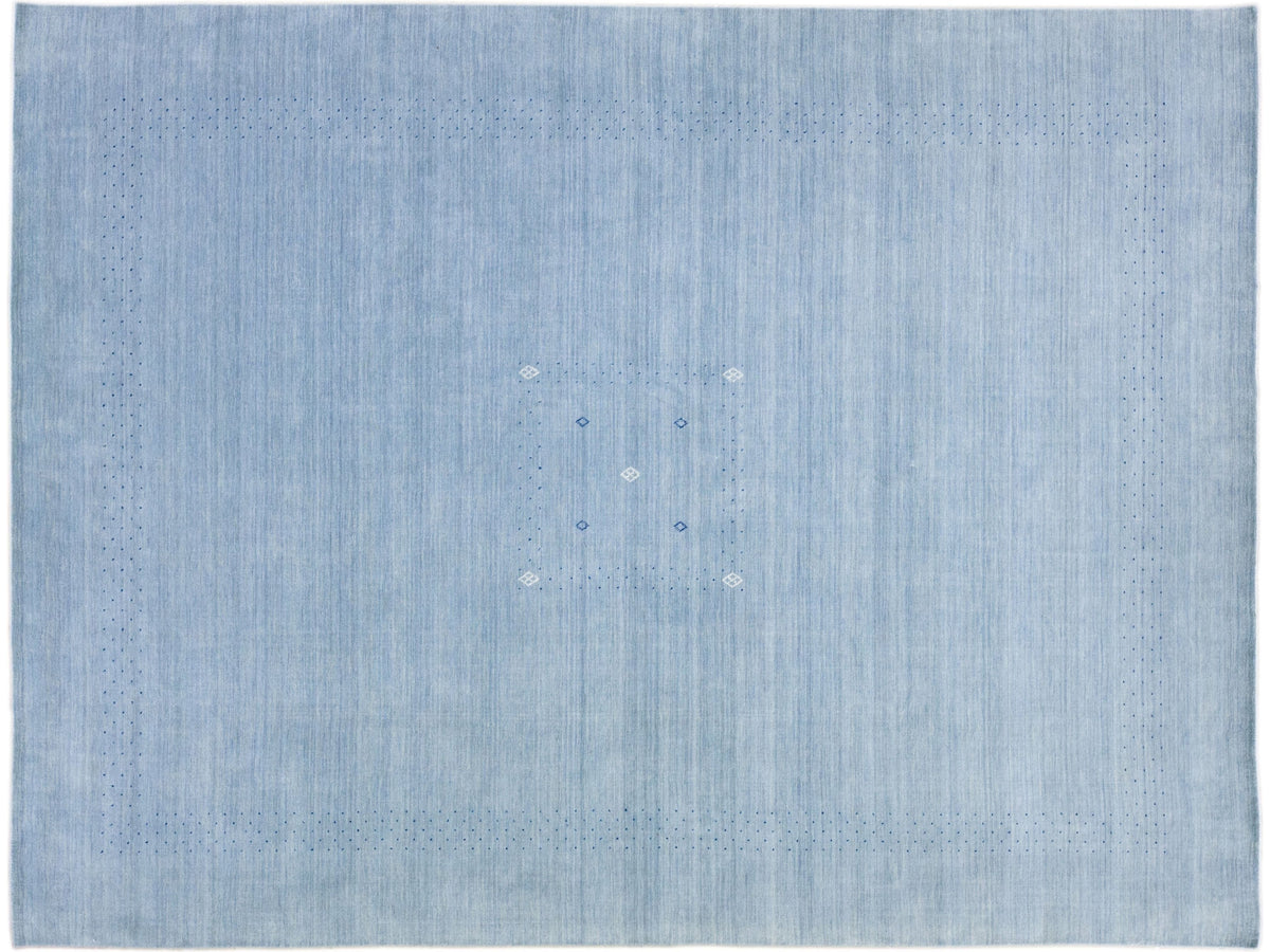 Modern Gabbeh Wool Rug 9 X 12