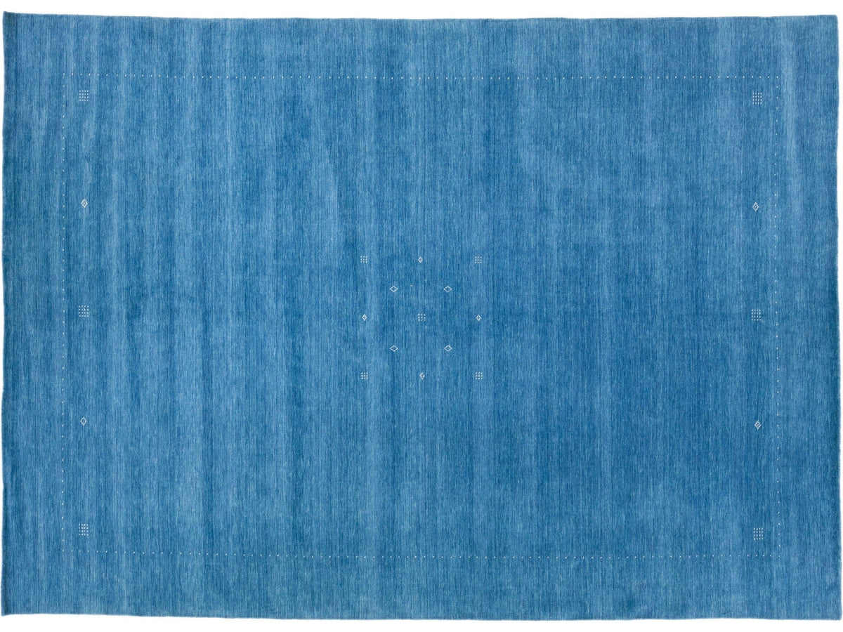 Modern Gabbeh Wool Rug 10 X 14