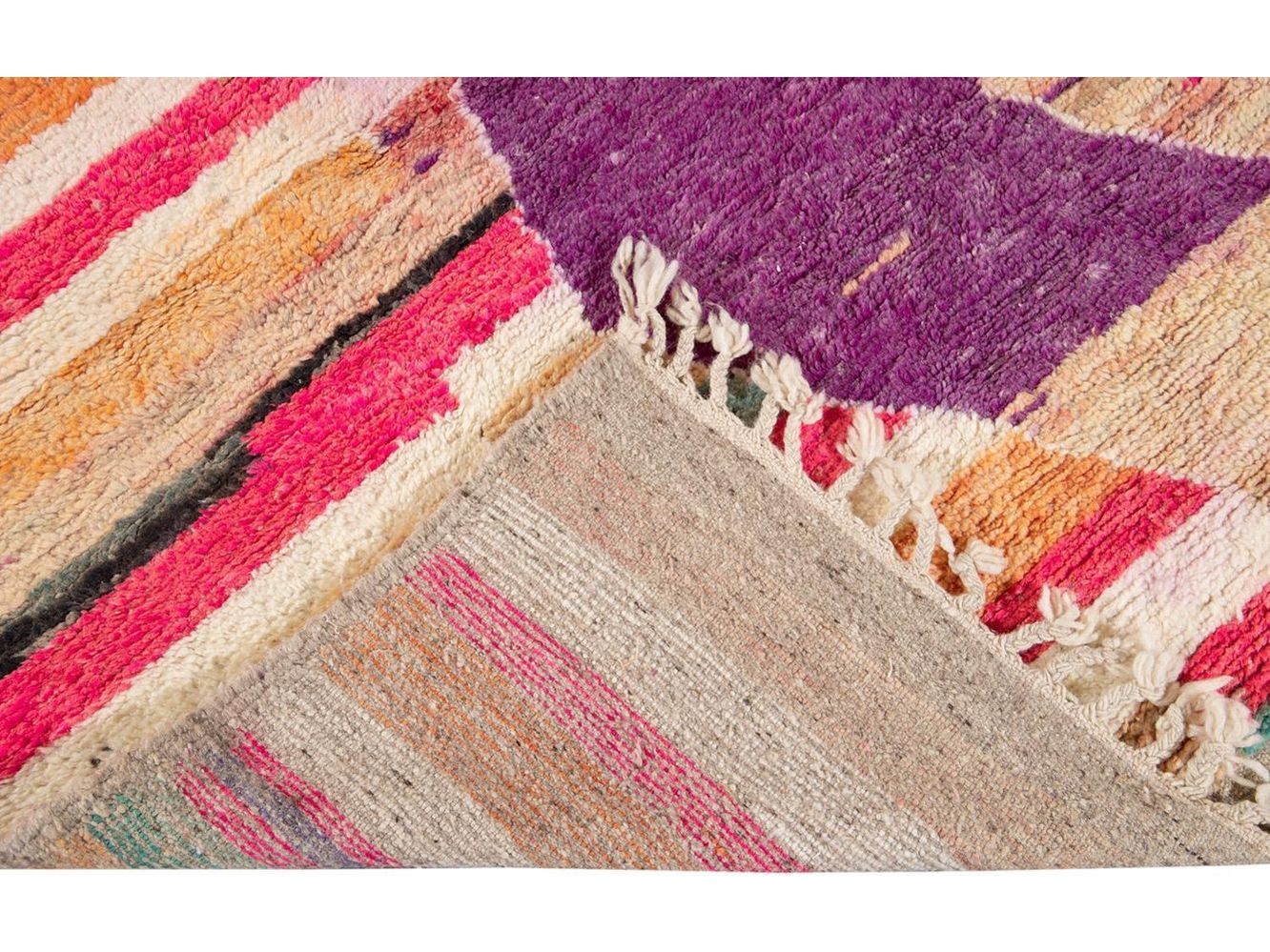 Vintage Beni Ourain Moroccan Wool Rug 6 X 10