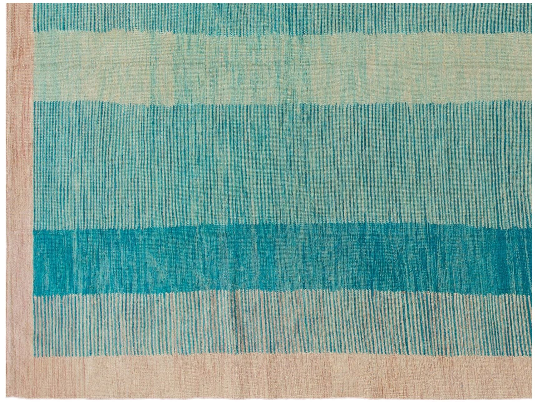Modern Kilim Wool Rug 9 X 12