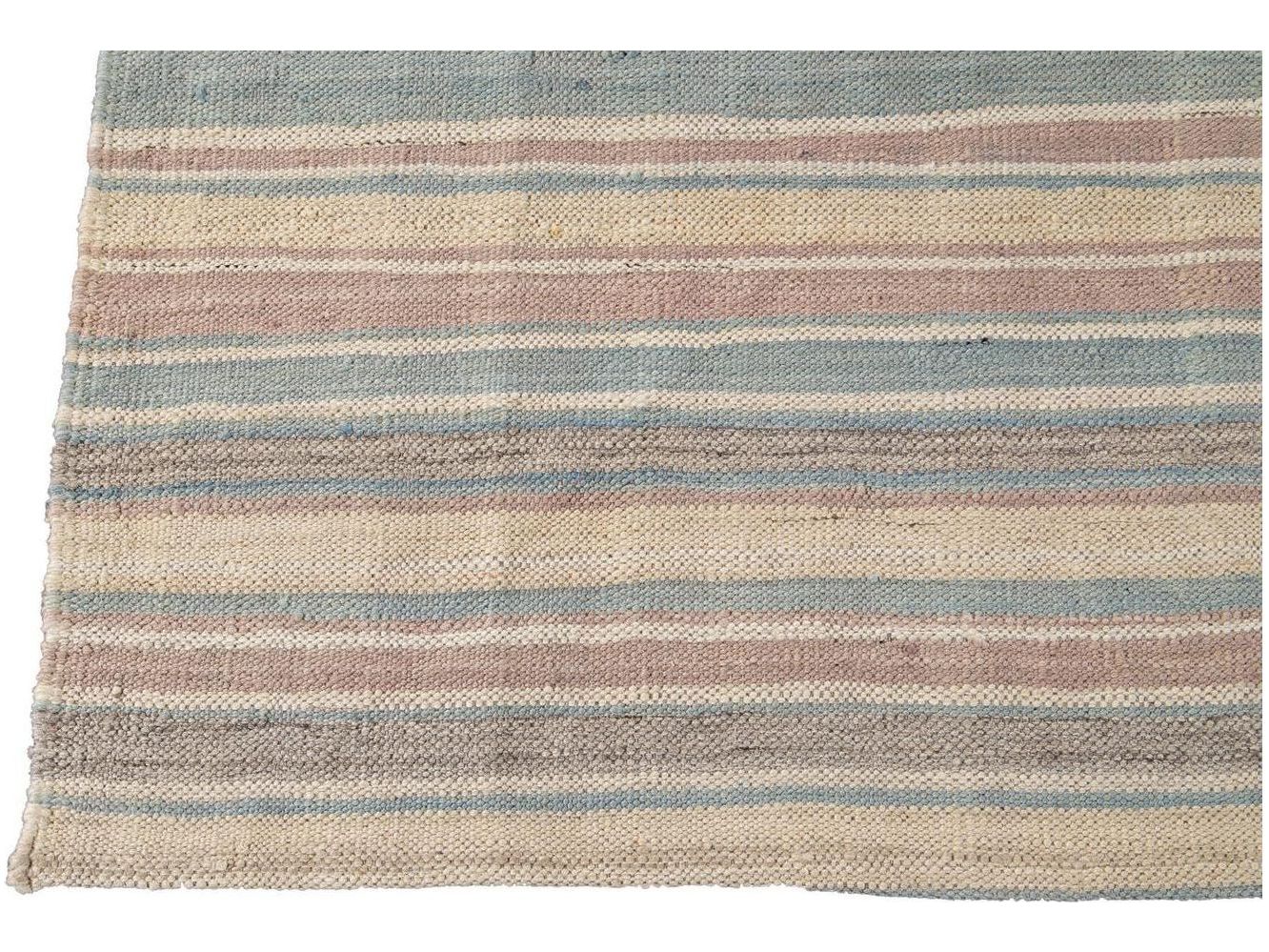 Modern Flat-Weave Kilim Wool Rug 9 X 12
