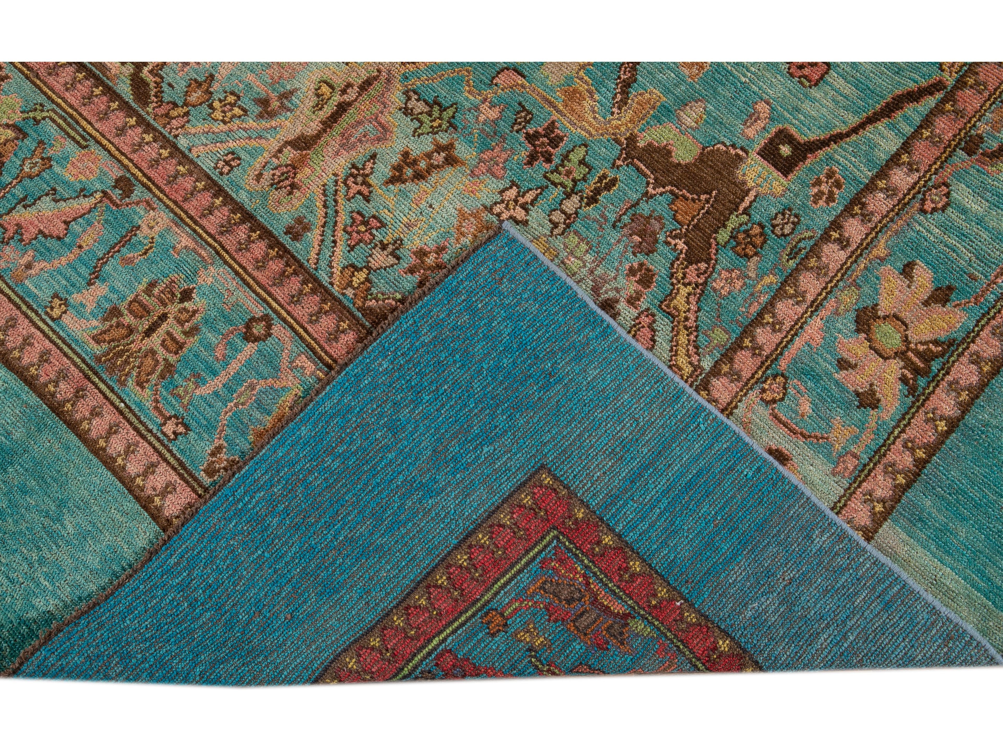 Modern Revival Wool Rug 7 X 8
