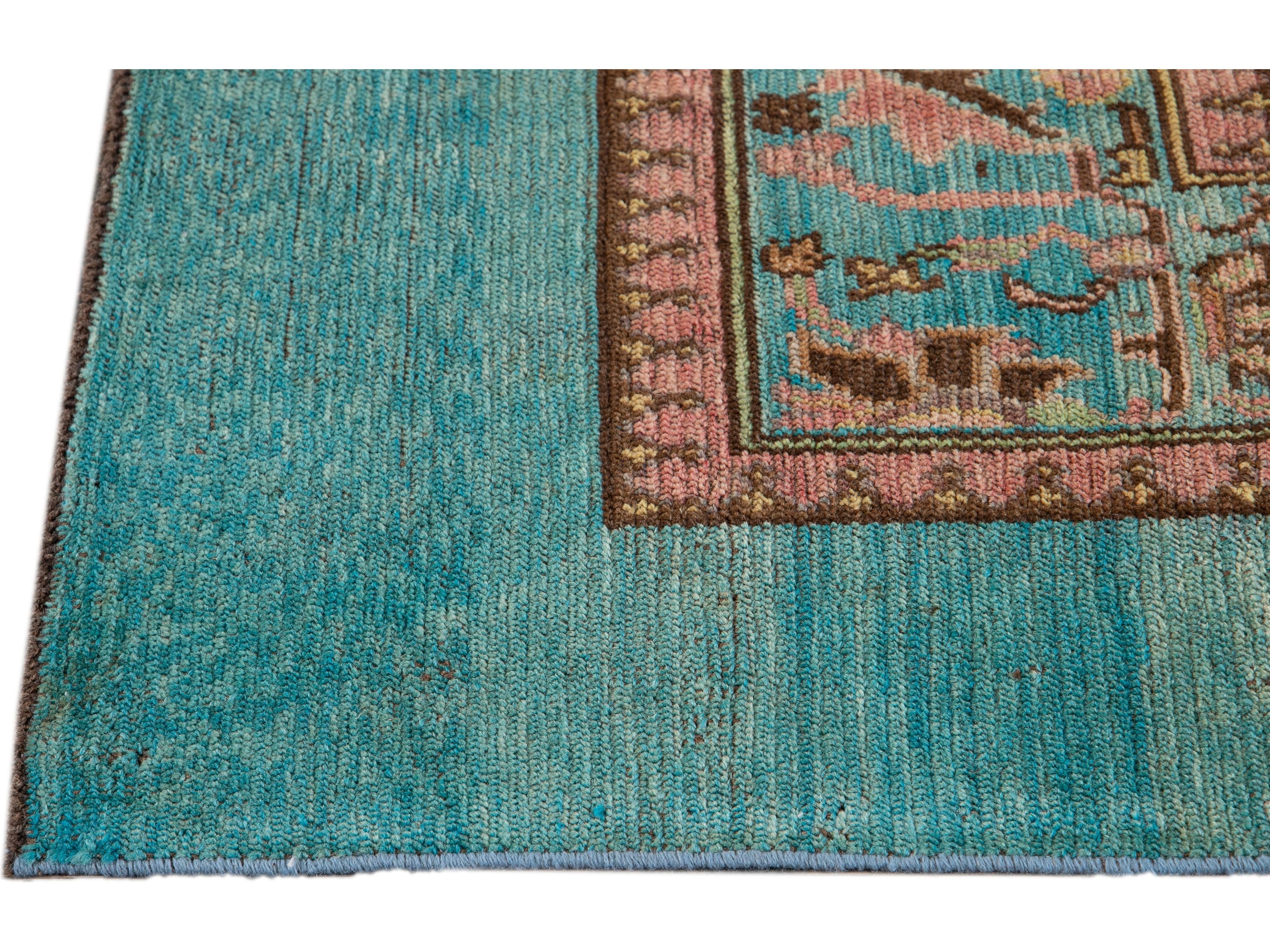 Modern Revival Wool Rug 7 X 8