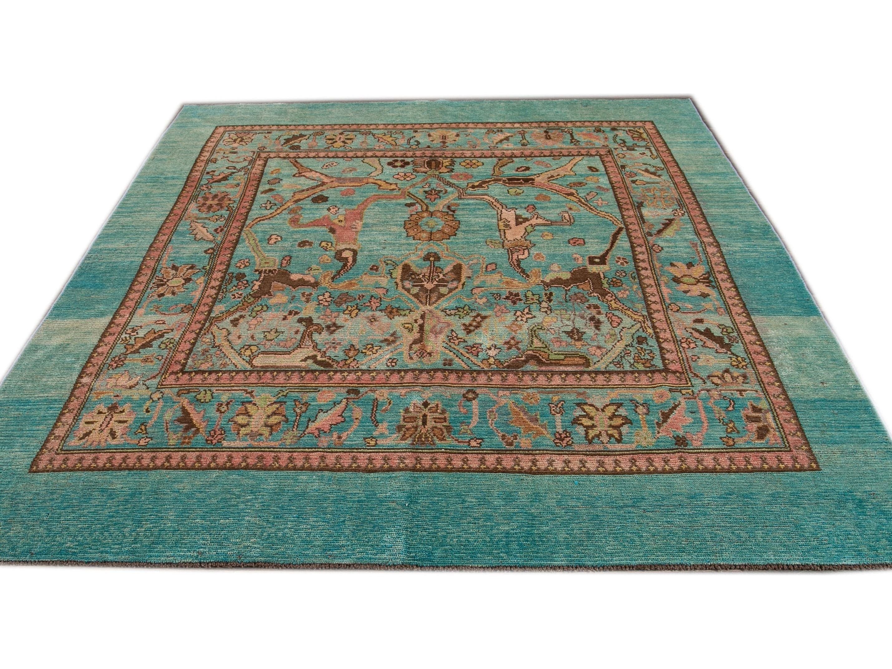 Modern Revival Wool Rug 7 X 8