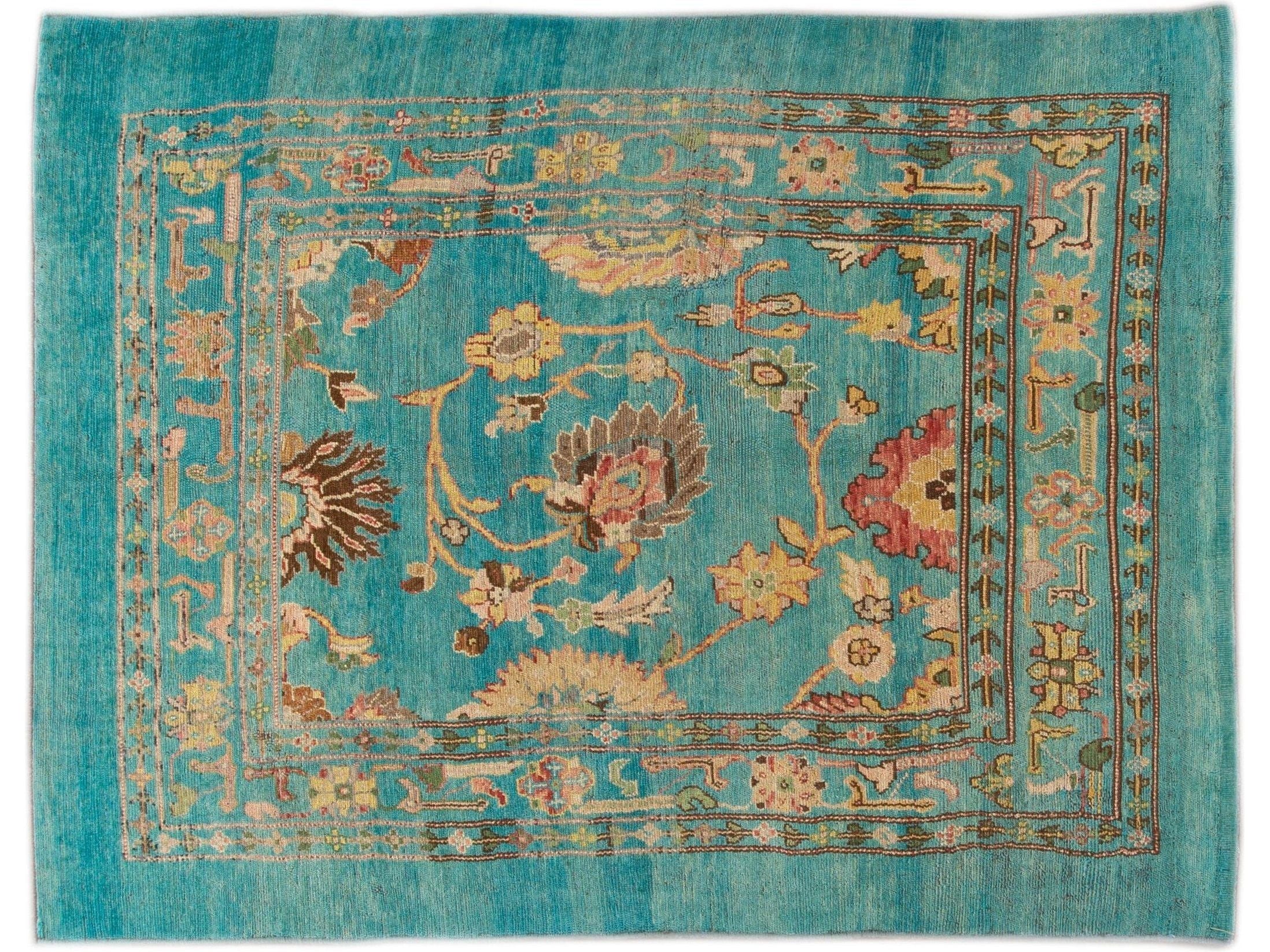 Modern Revival Wool Rug 7 X 9