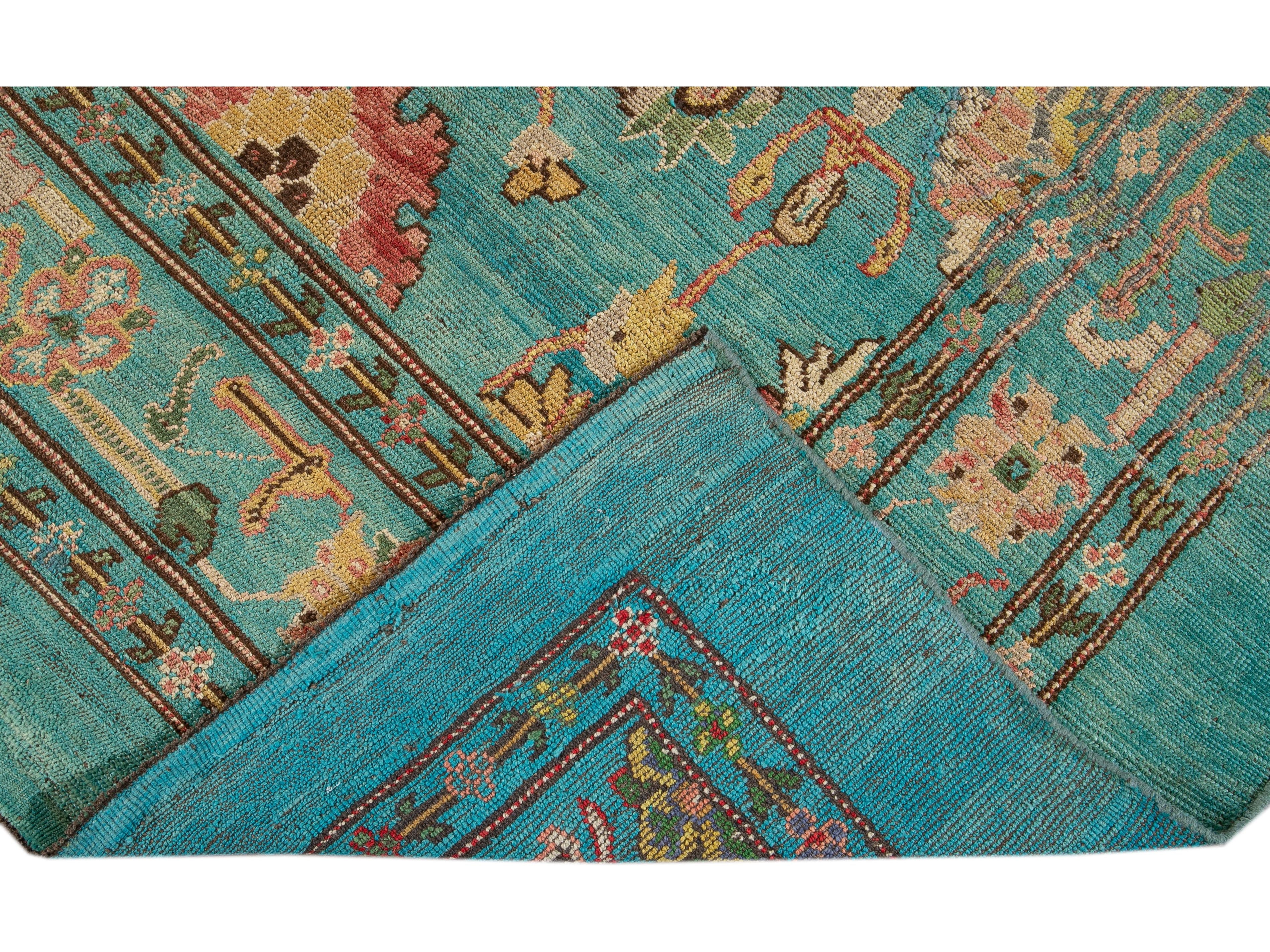Modern Revival Wool Rug 7 X 9
