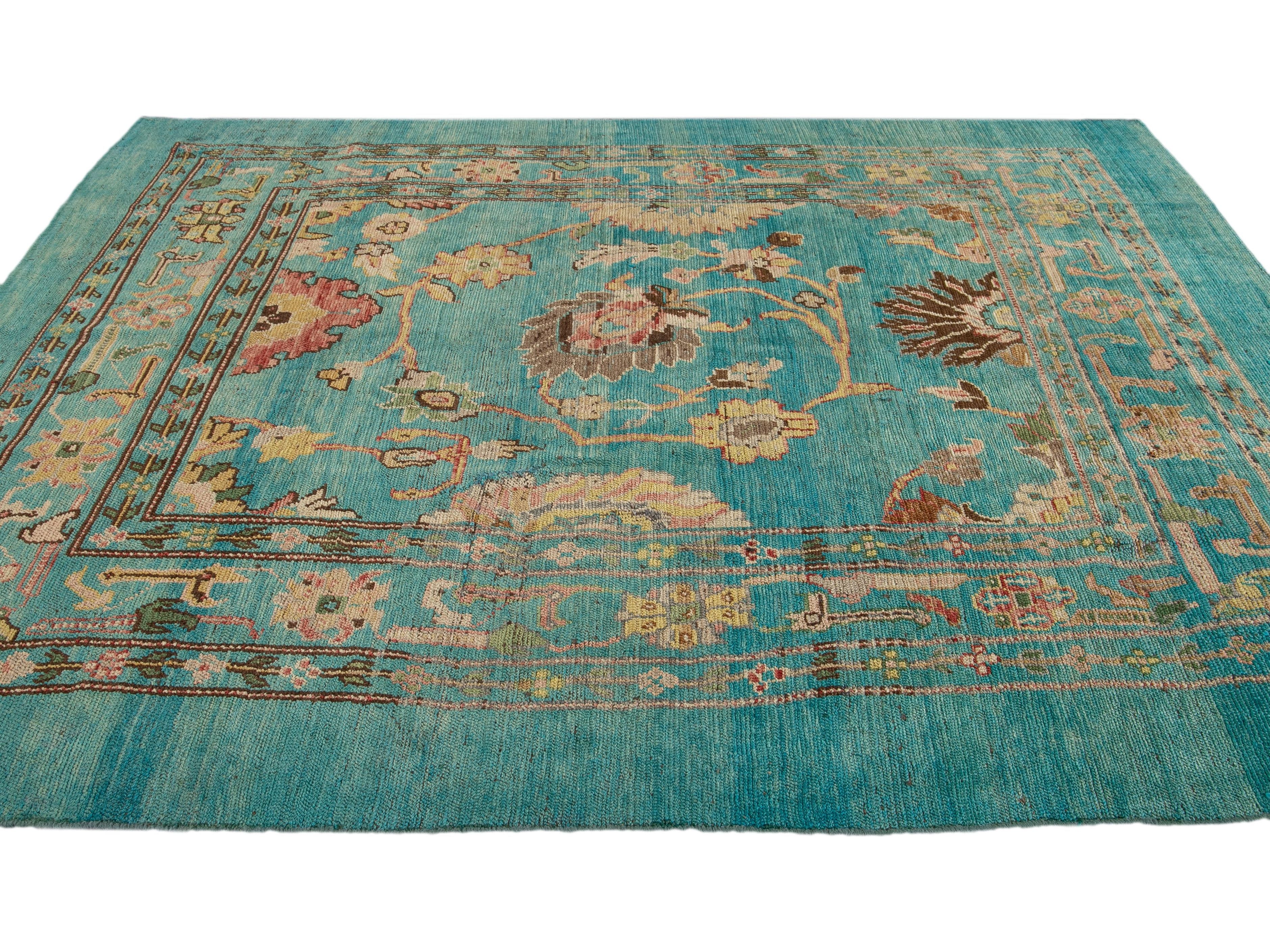 Modern Revival Wool Rug 7 X 9