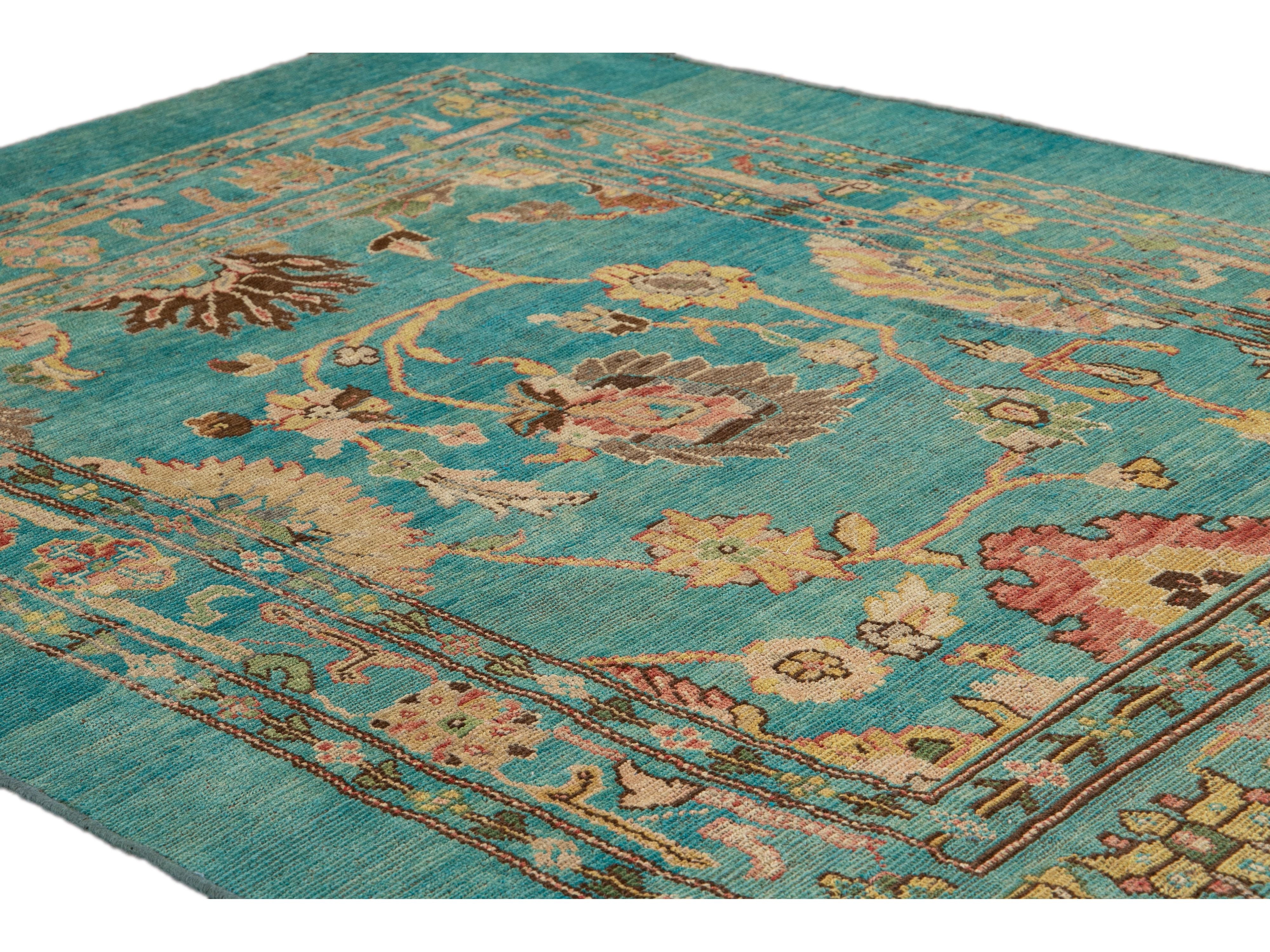 Modern Revival Wool Rug 7 X 9