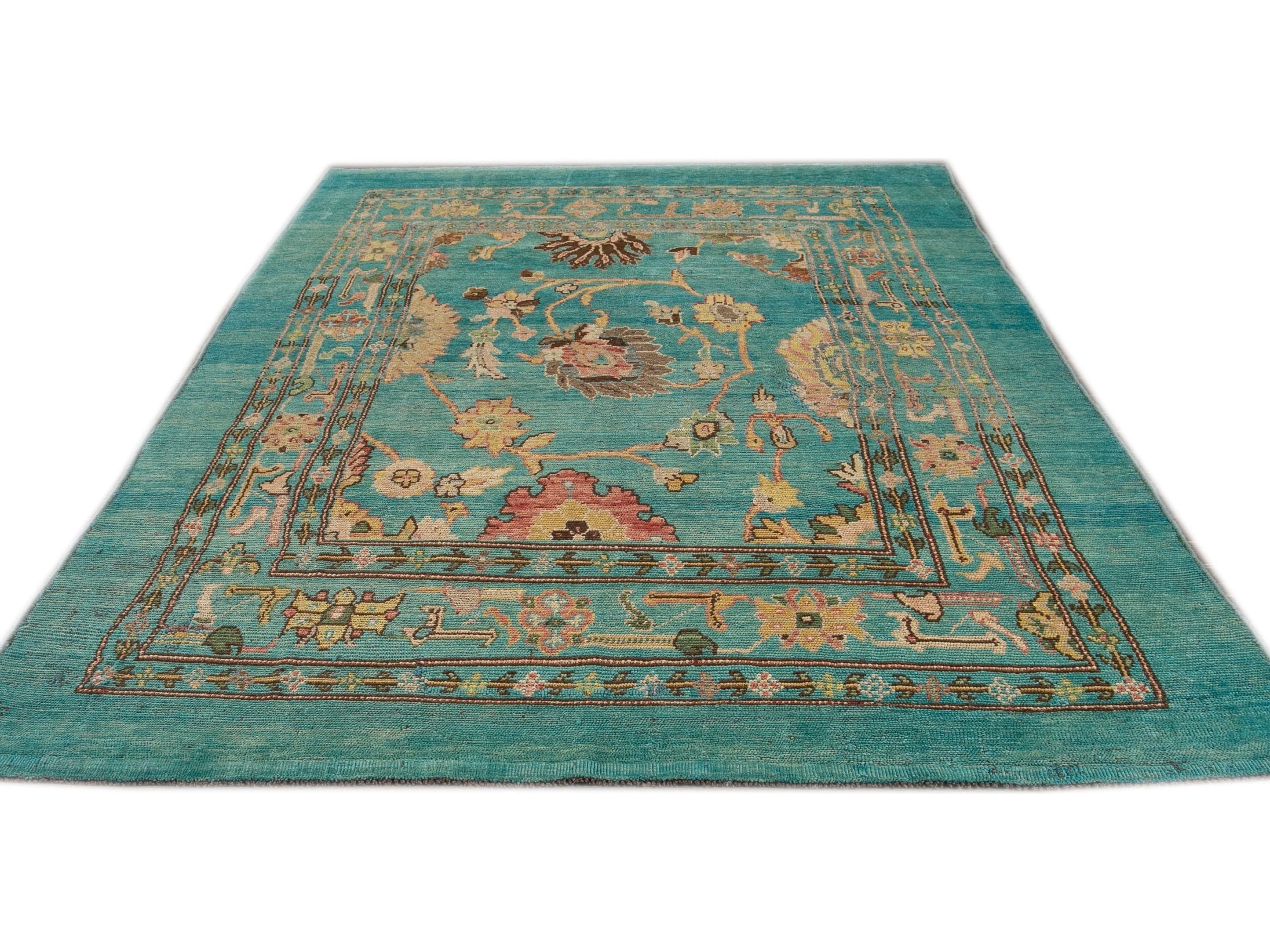 Modern Revival Wool Rug 7 X 9