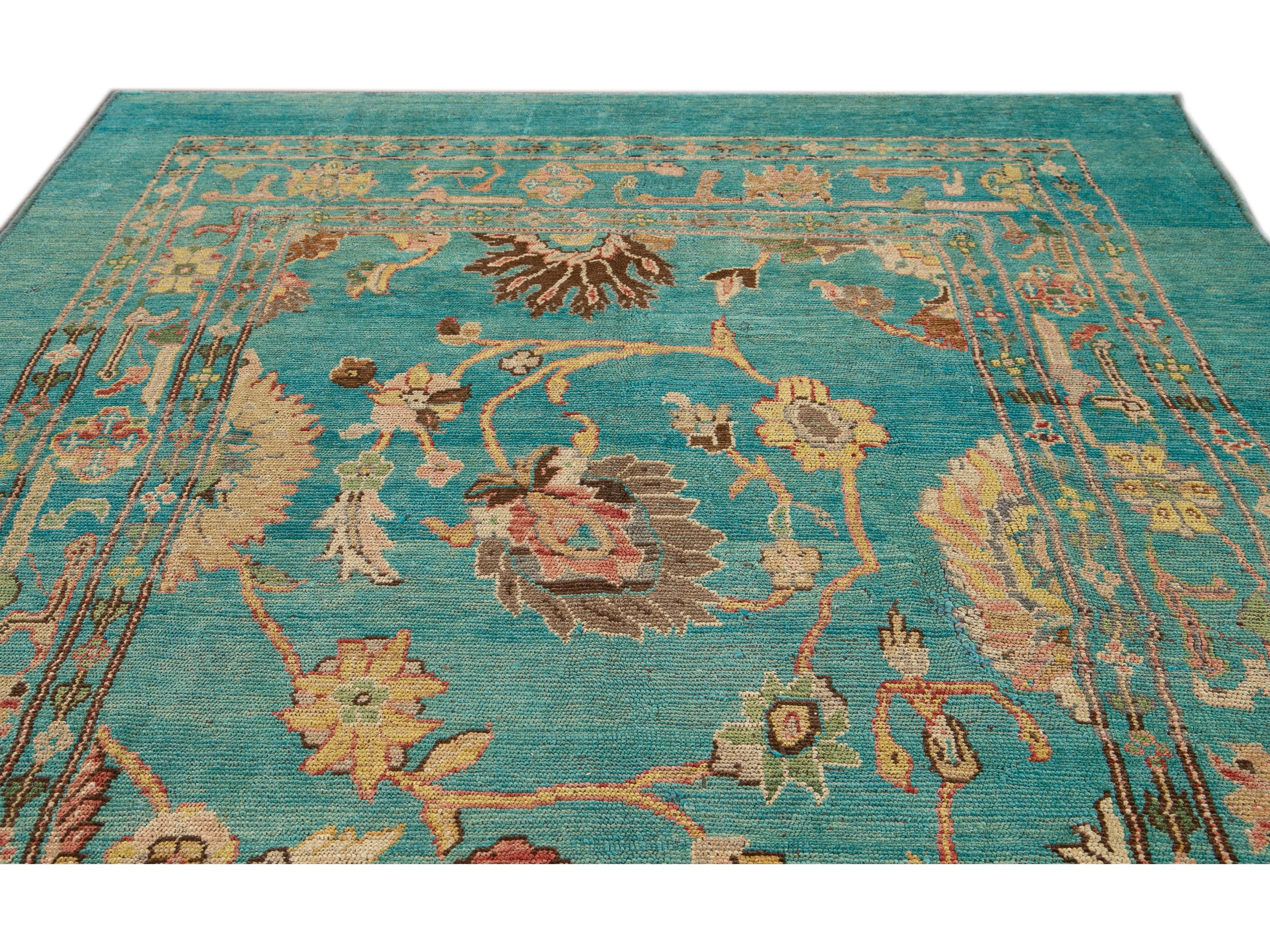 Modern Revival Wool Rug 7 X 9