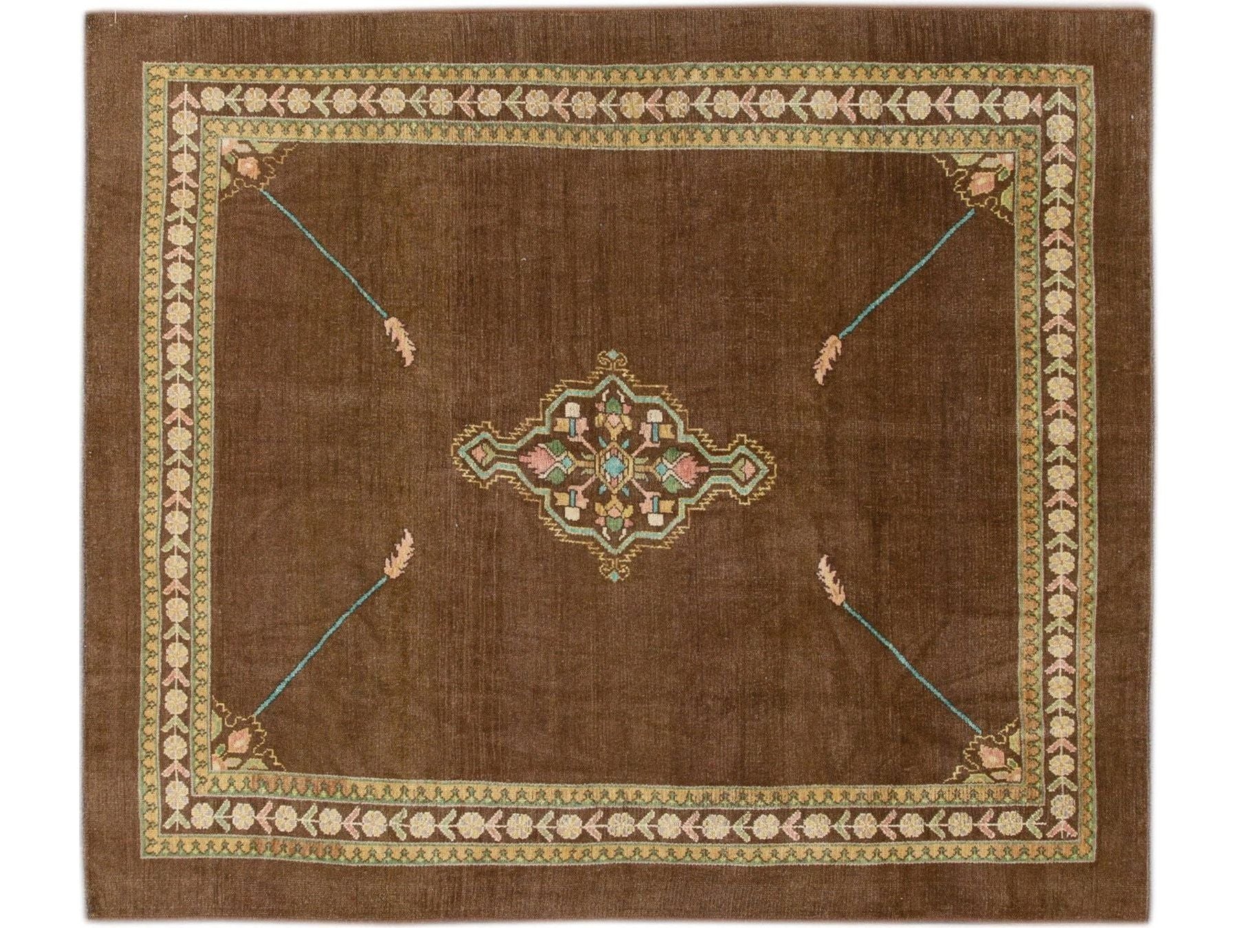 Modern Revival Wool Rug 7 X 8