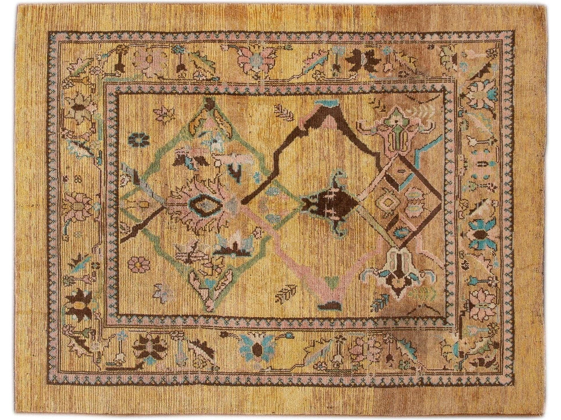 Modern Revival Wool Rug 6 X 8