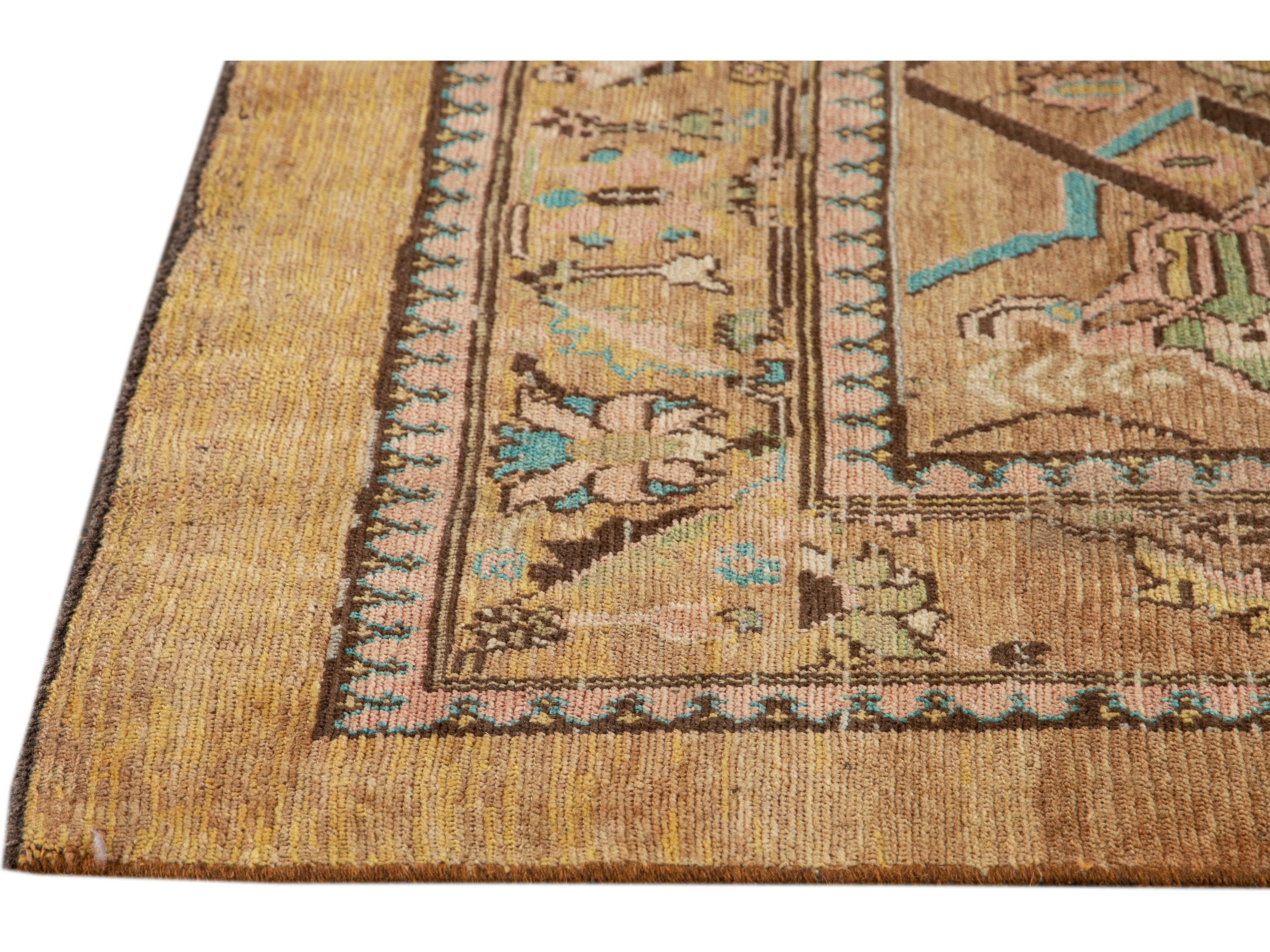 Modern Revival Wool Rug 6 X 8