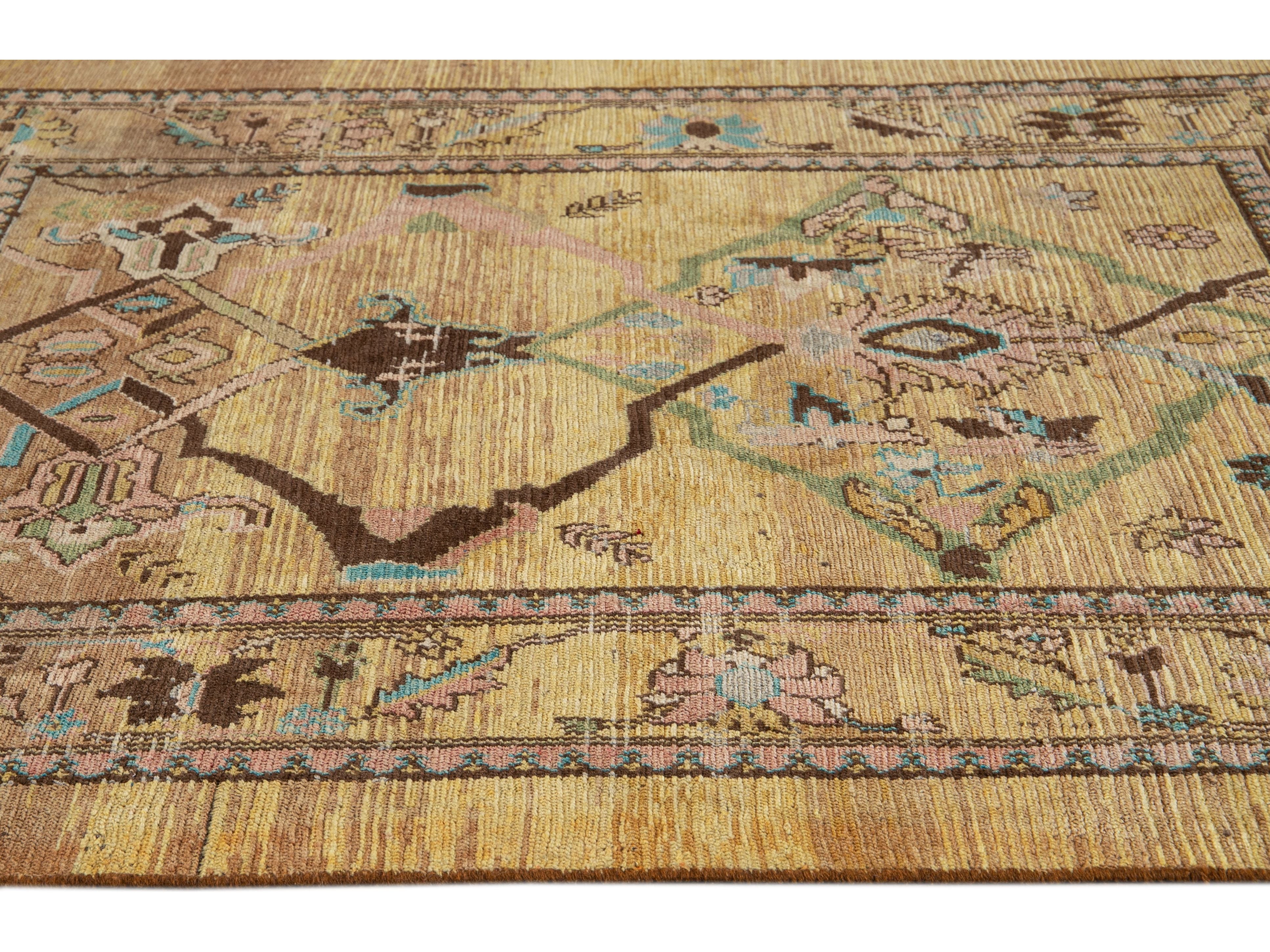 Modern Revival Wool Rug 6 X 8