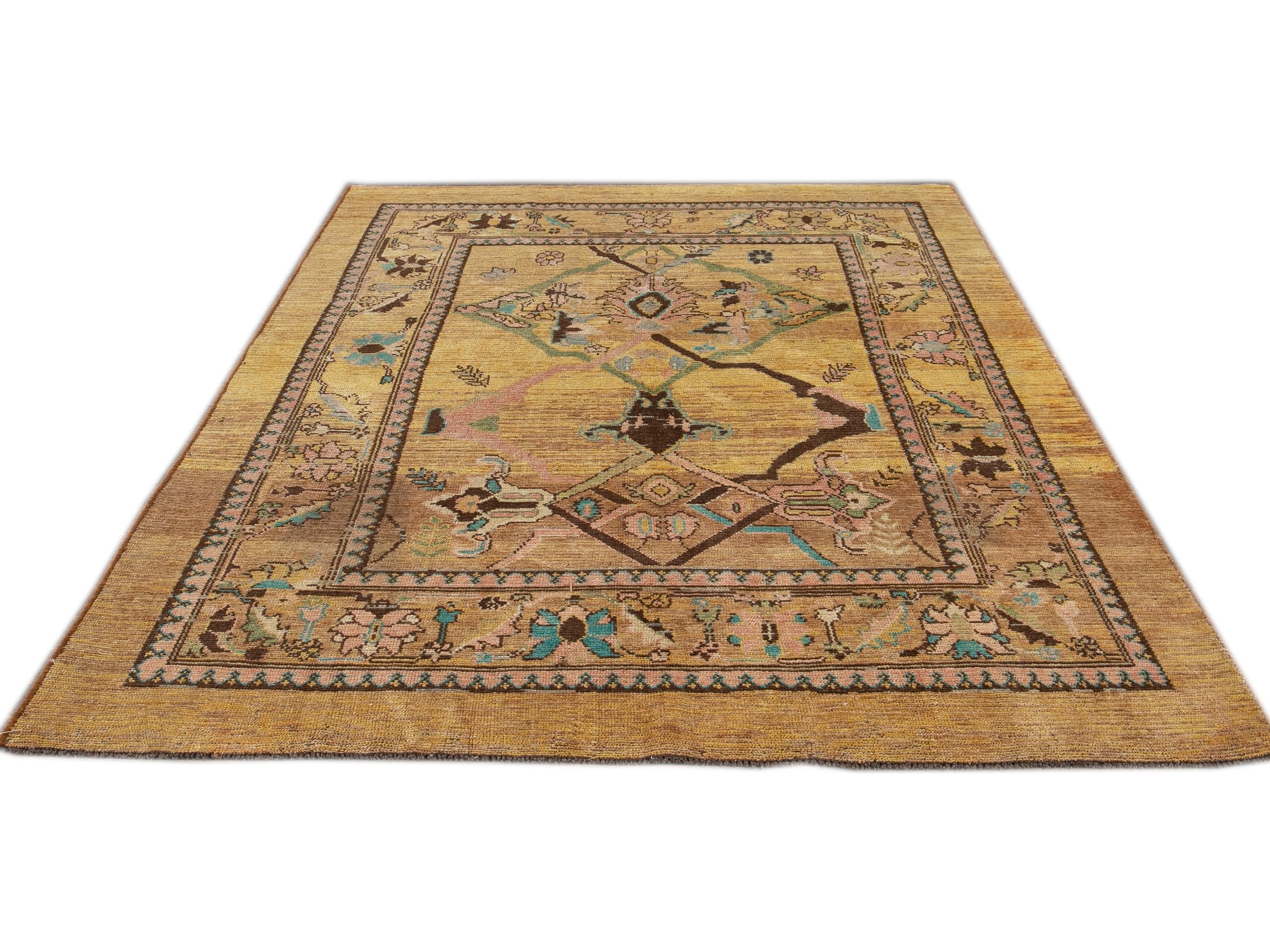 Modern Revival Wool Rug 6 X 8