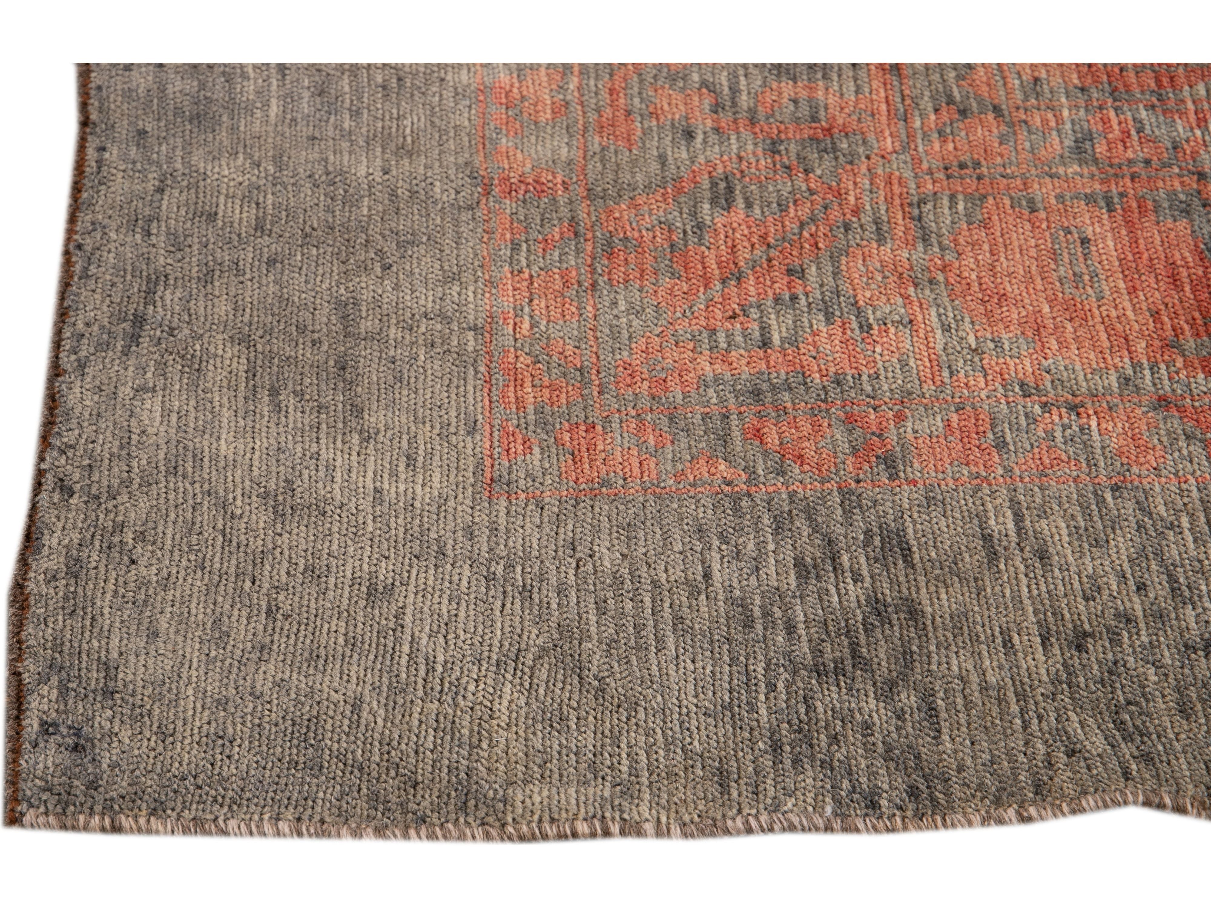 Modern Revival Wool Rug 6 X 10