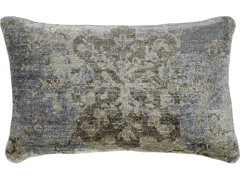 Modern Ocean Blue Throw Pillow