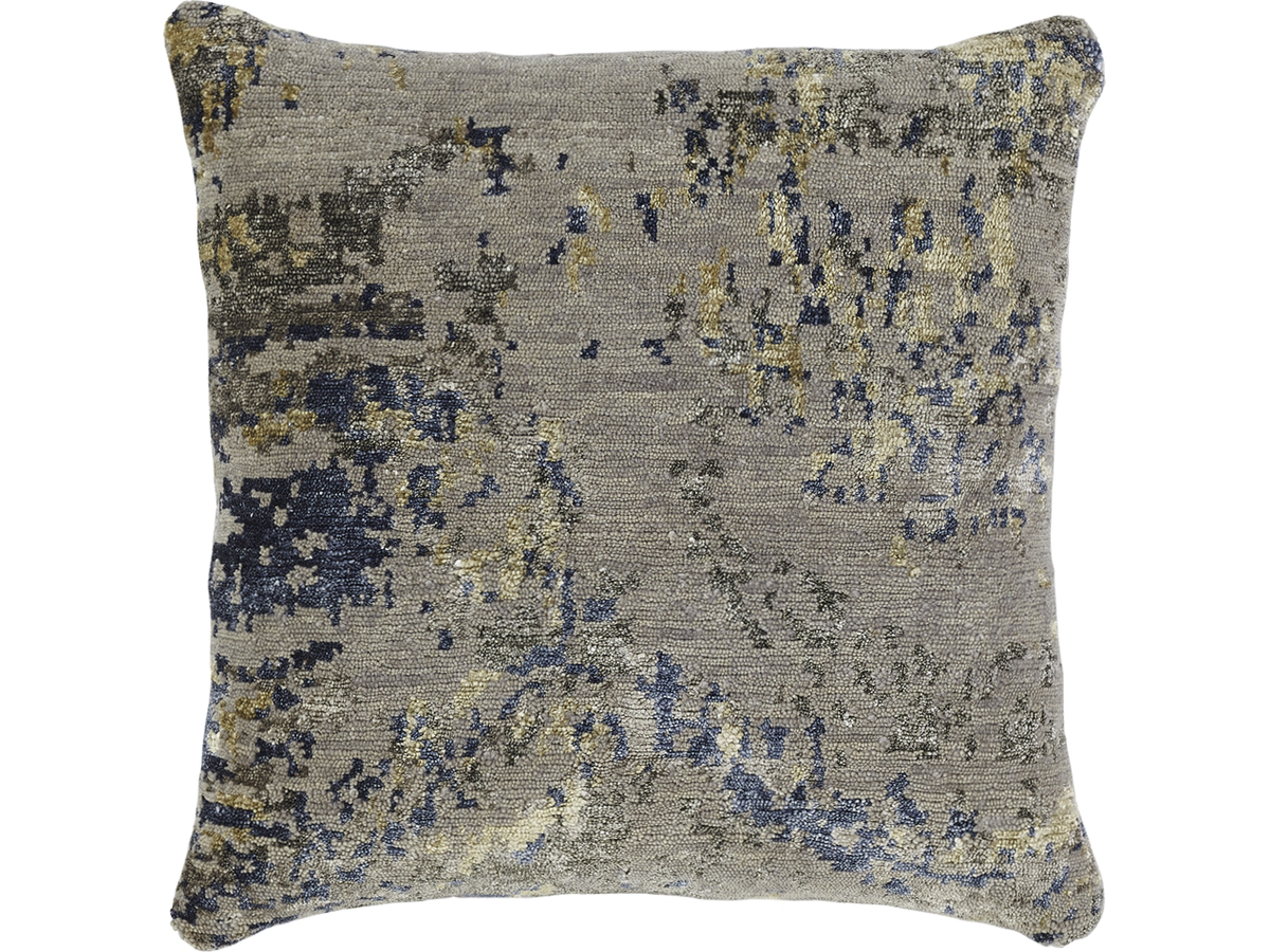 Modern Grey Marble Throw Pillow