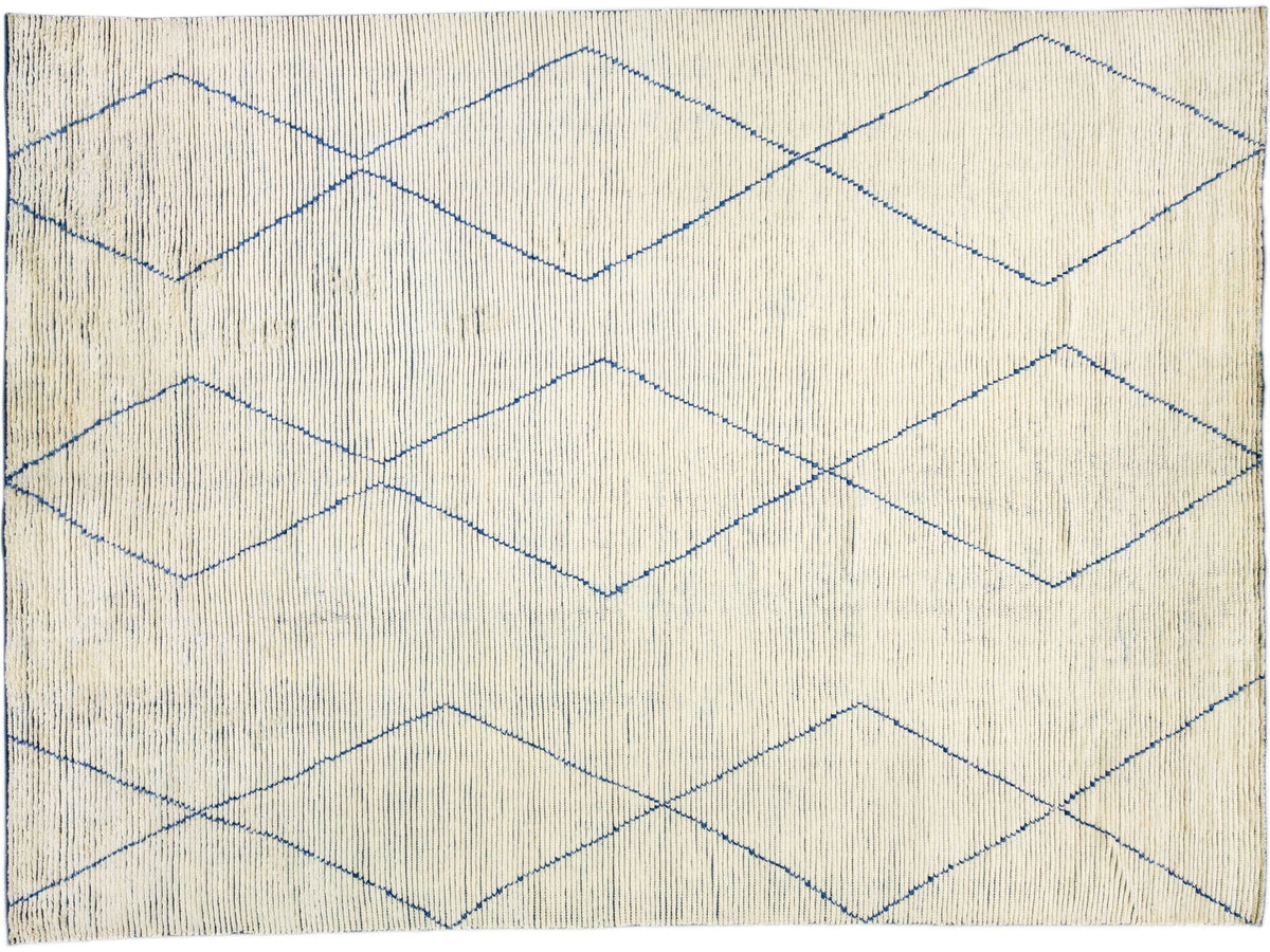 Modern Safi Collection Wool Rug 12 X 14