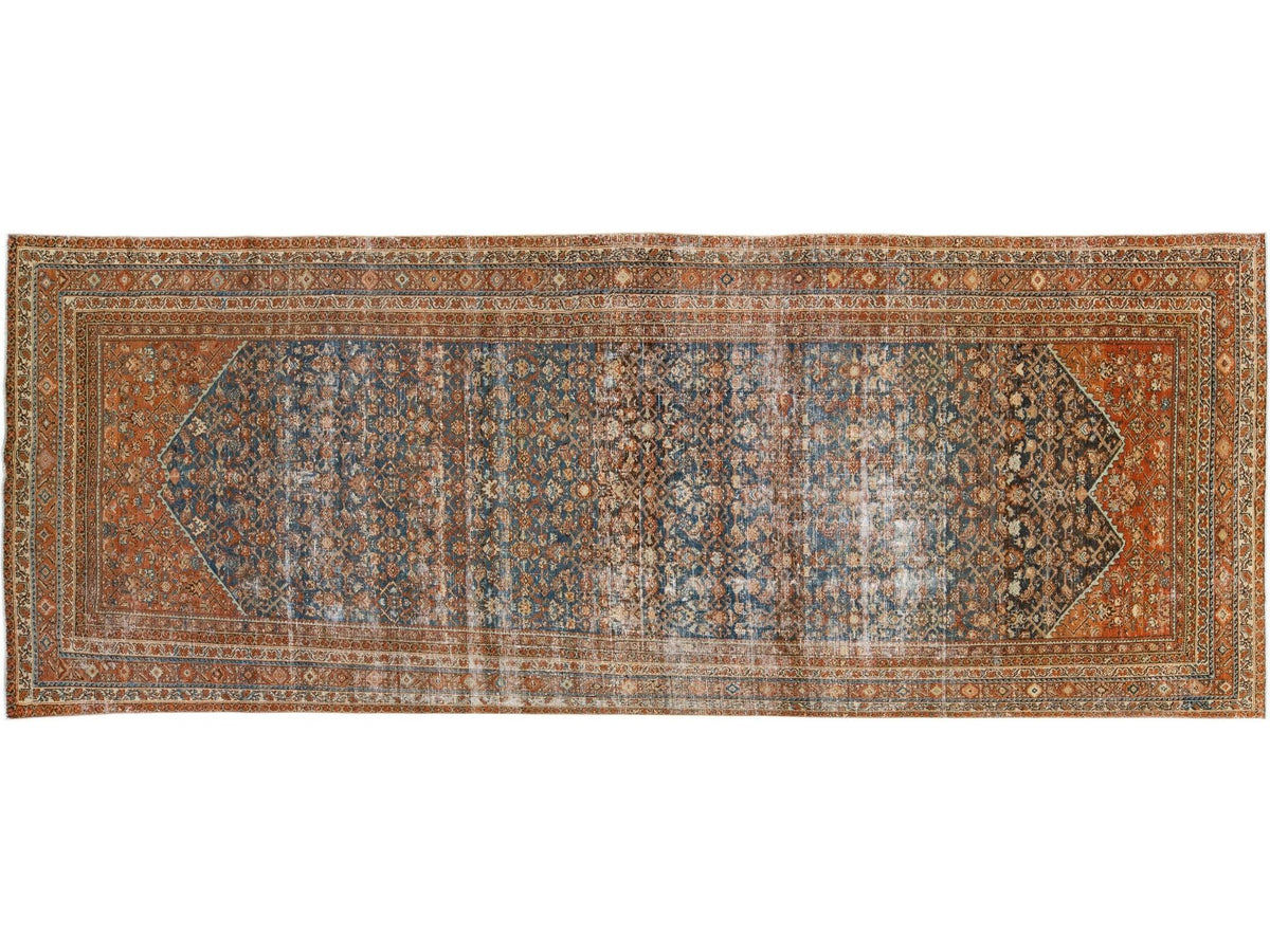 Antique Malayer Wool Runner 6 X 16