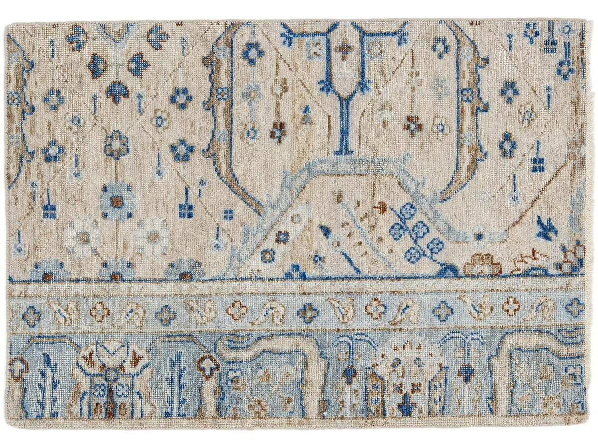 Modern Mahal Style Wool Custom Rug