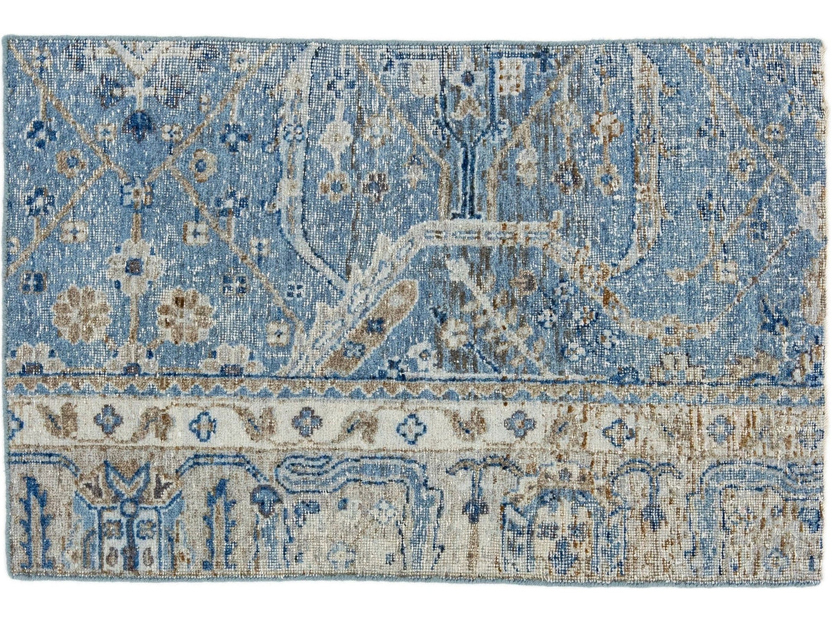 Modern Mahal Style Wool Custom Rug