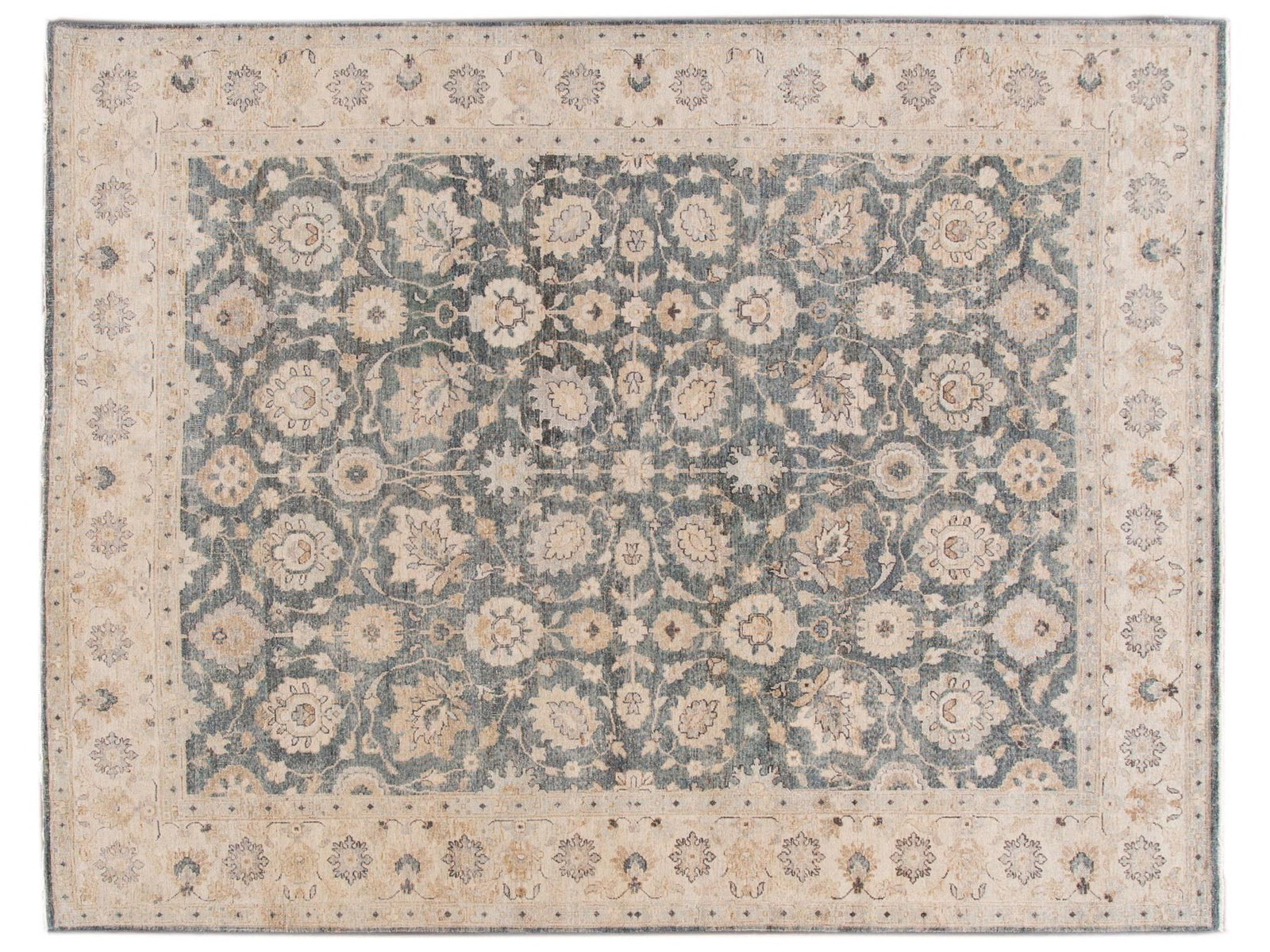 21st Century Modern Indian Wool Rug, 8 X 11