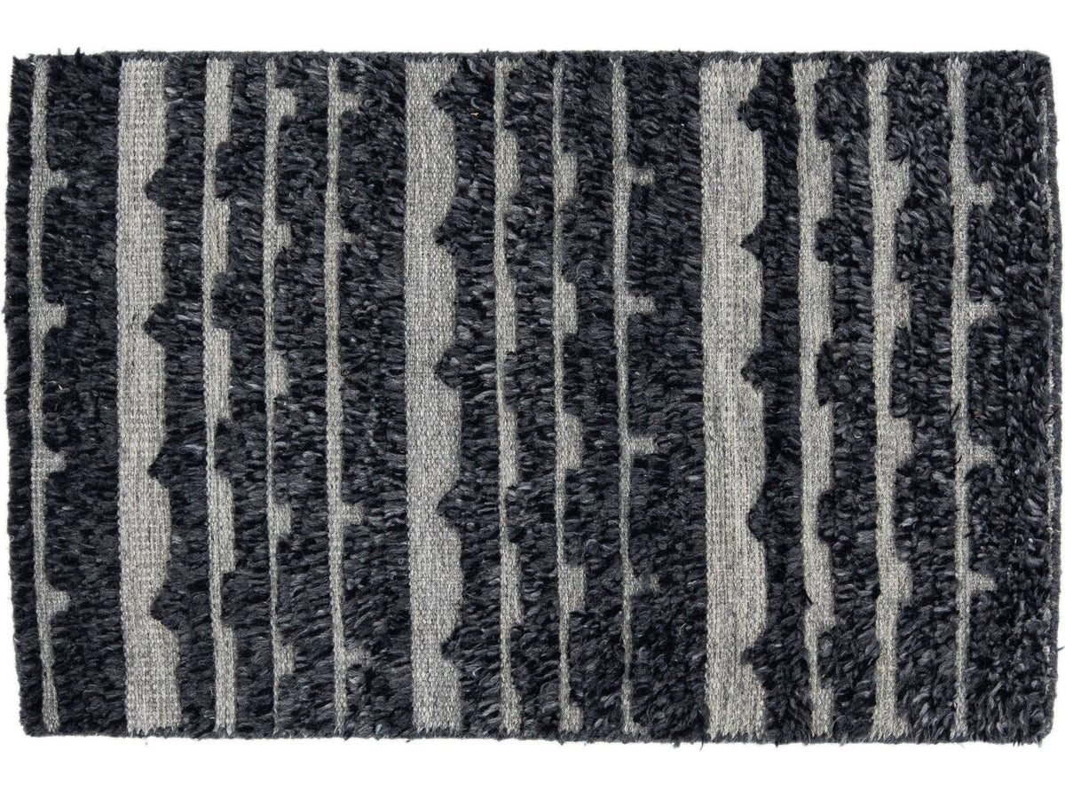 Modern Moroccan Wool Custom Rug