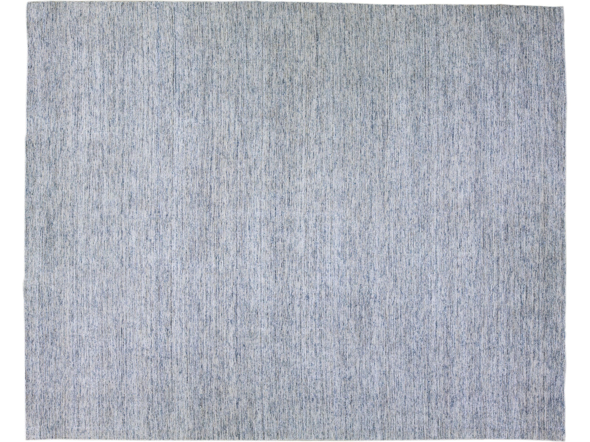Modern Bamboo & Silk Groove Rug 12 X 15