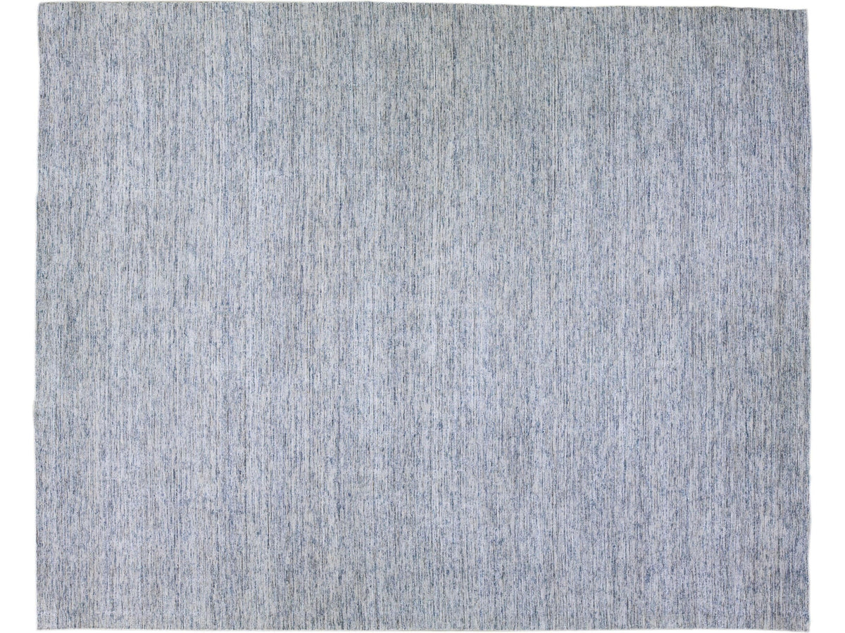 Modern Bamboo & Silk Groove Rug 12 X 15