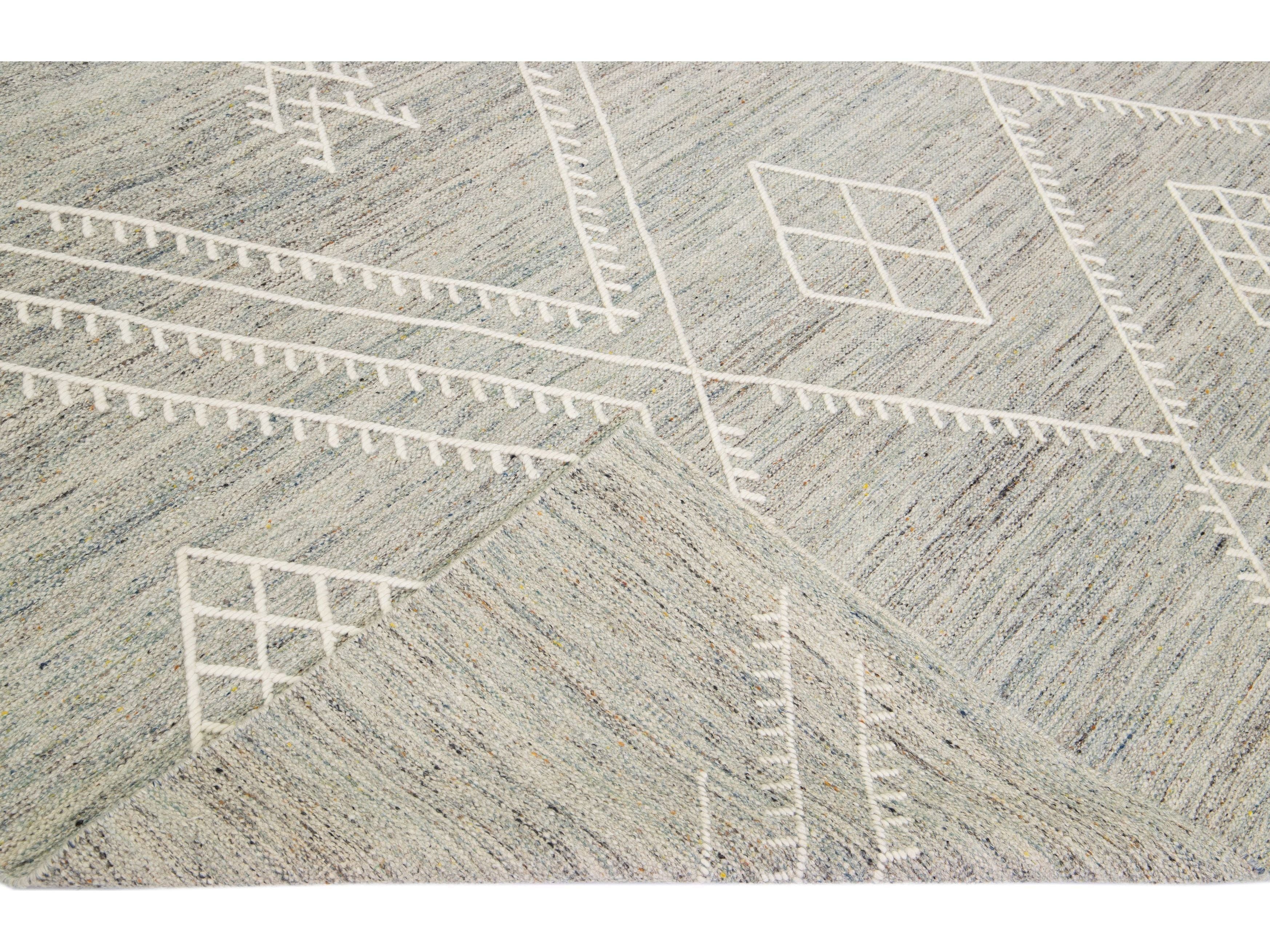 Modern Kilim Wool Rug