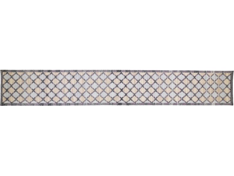 Modern Scandinavian Style Wool Runner 3 X 20
