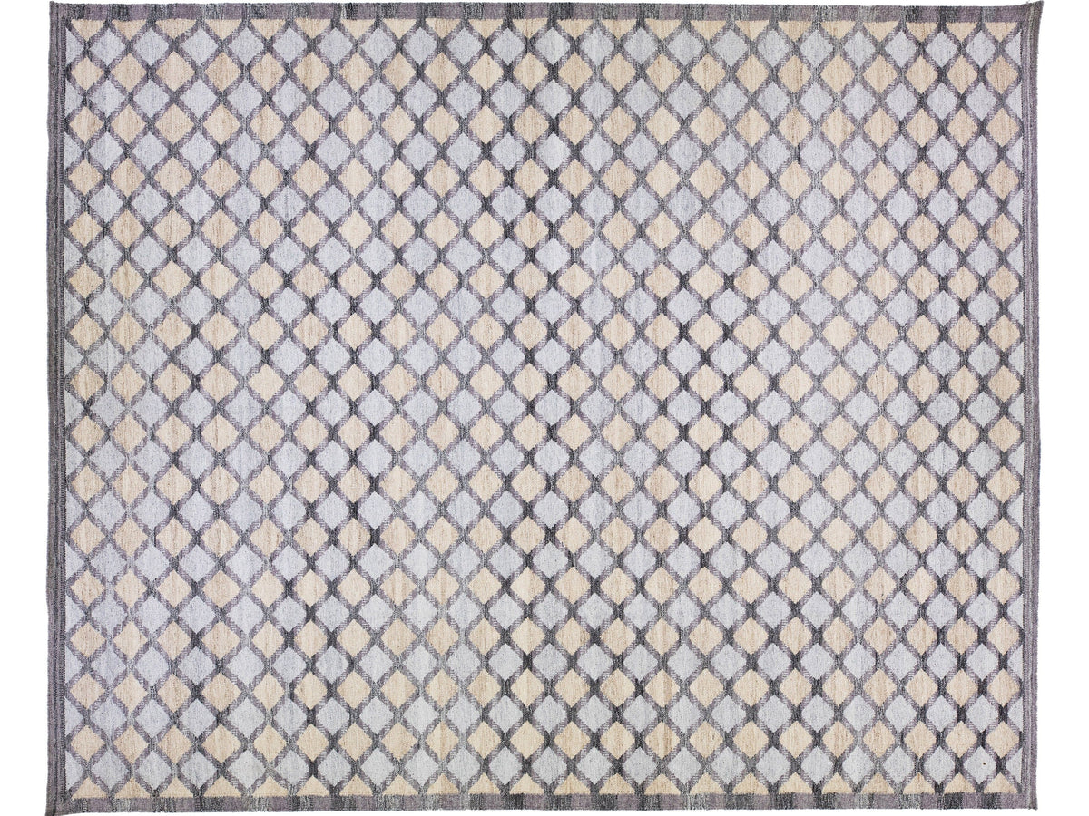 Modern Swedish Wool Rug 12 X 15