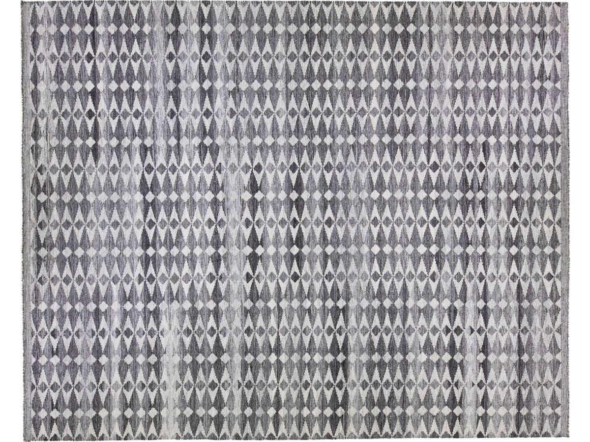Modern Swedish Wool Rug 12 X 15