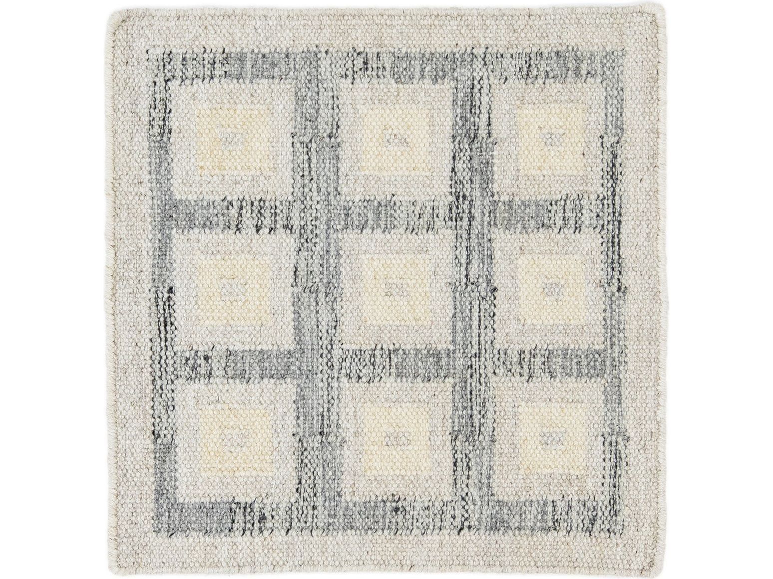 Modern Swedish Style Custom Wool Rug