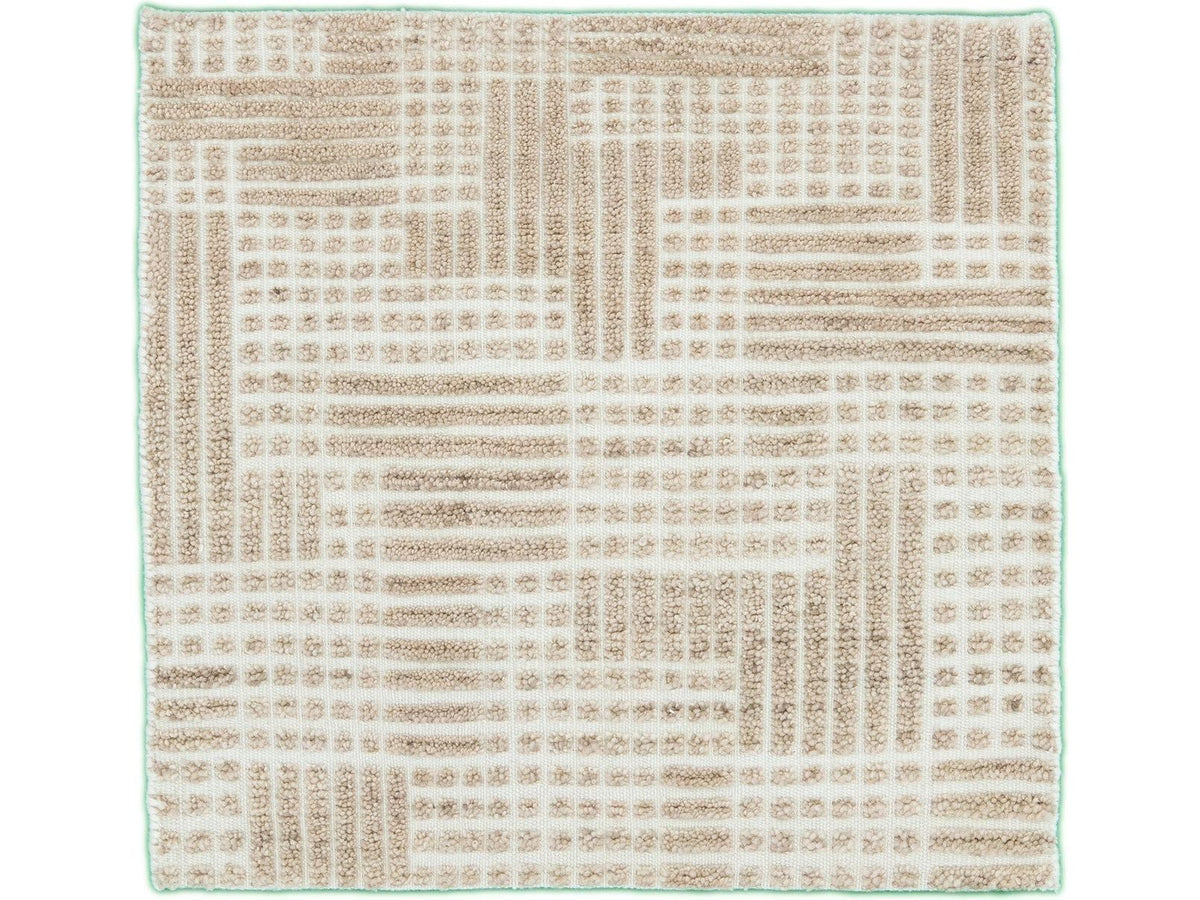 Modern Textured Wool Custom Rug