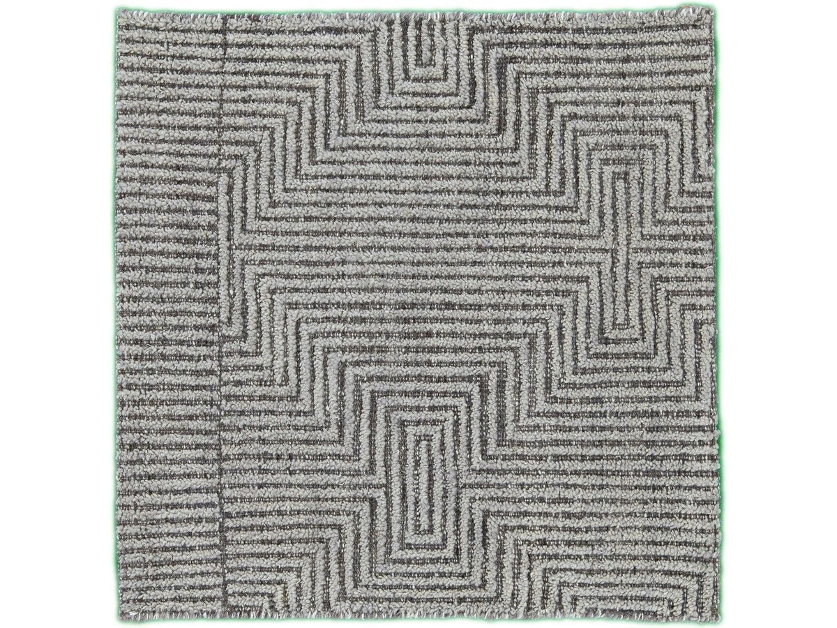 Modern Moroccan Wool Custom Rug