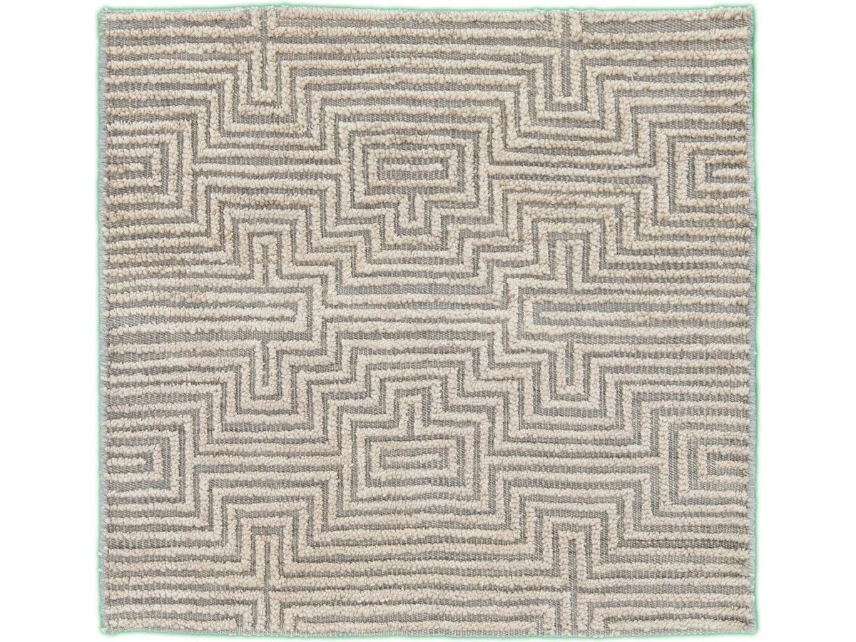 Modern Moroccan Wool Custom Rug