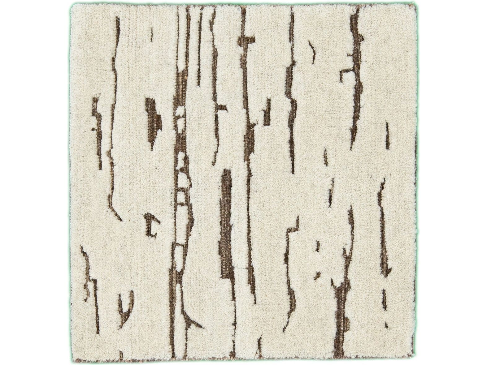 Modern Moroccan Style Custom Wool Rug
