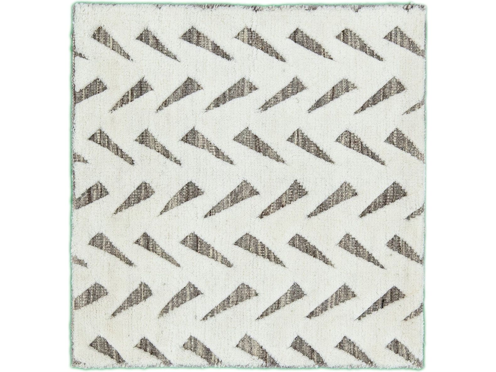 Modern Texture Style Custom Wool Rug