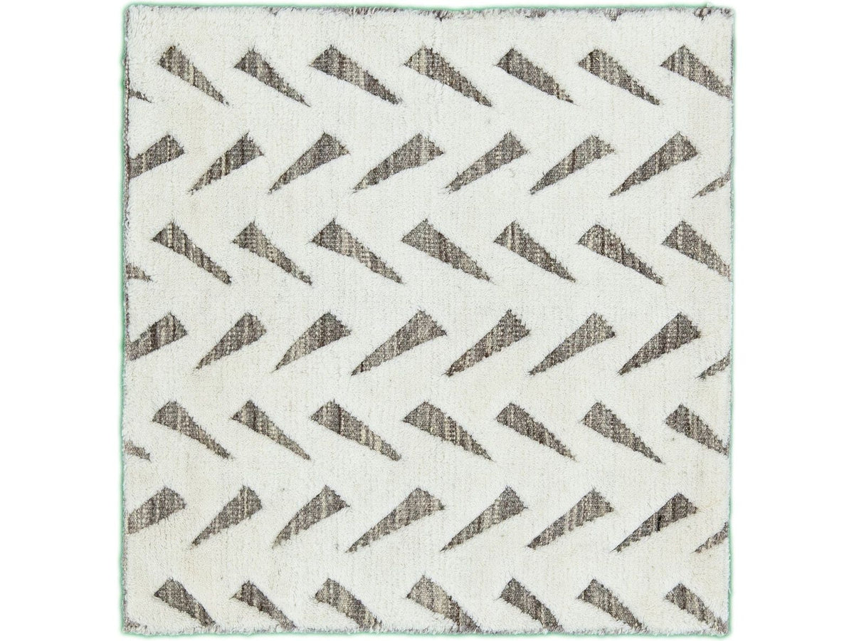 Modern Moroccan Wool Custom Rug