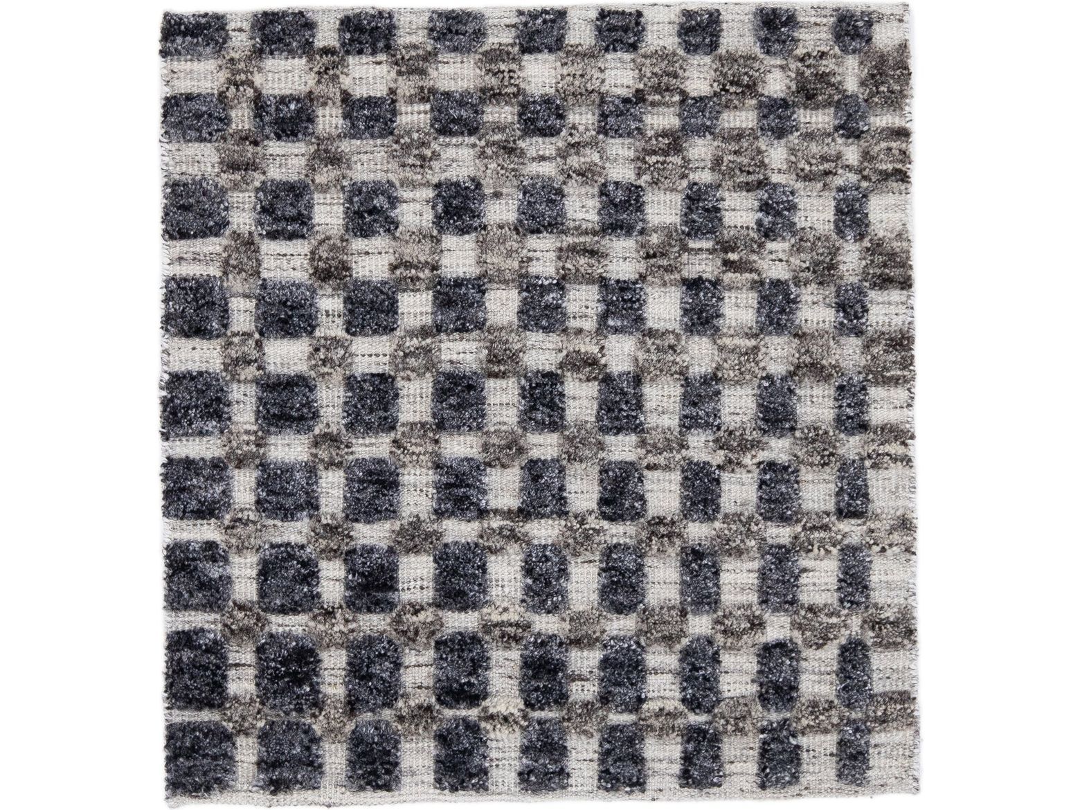 Modern Moroccan Style Custom Wool Rug