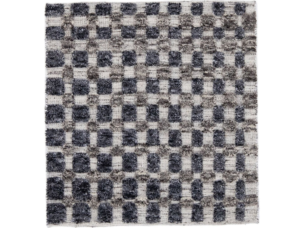 Modern Moroccan Wool Custom Rug