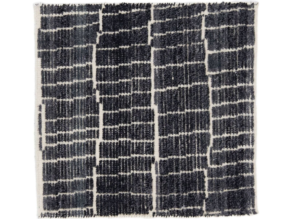Modern Moroccan Wool Custom Rug