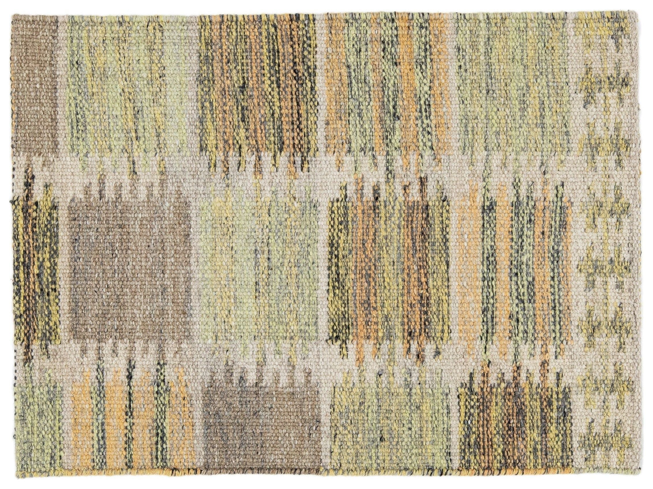 Modern Swedish Style Custom Wool Rug