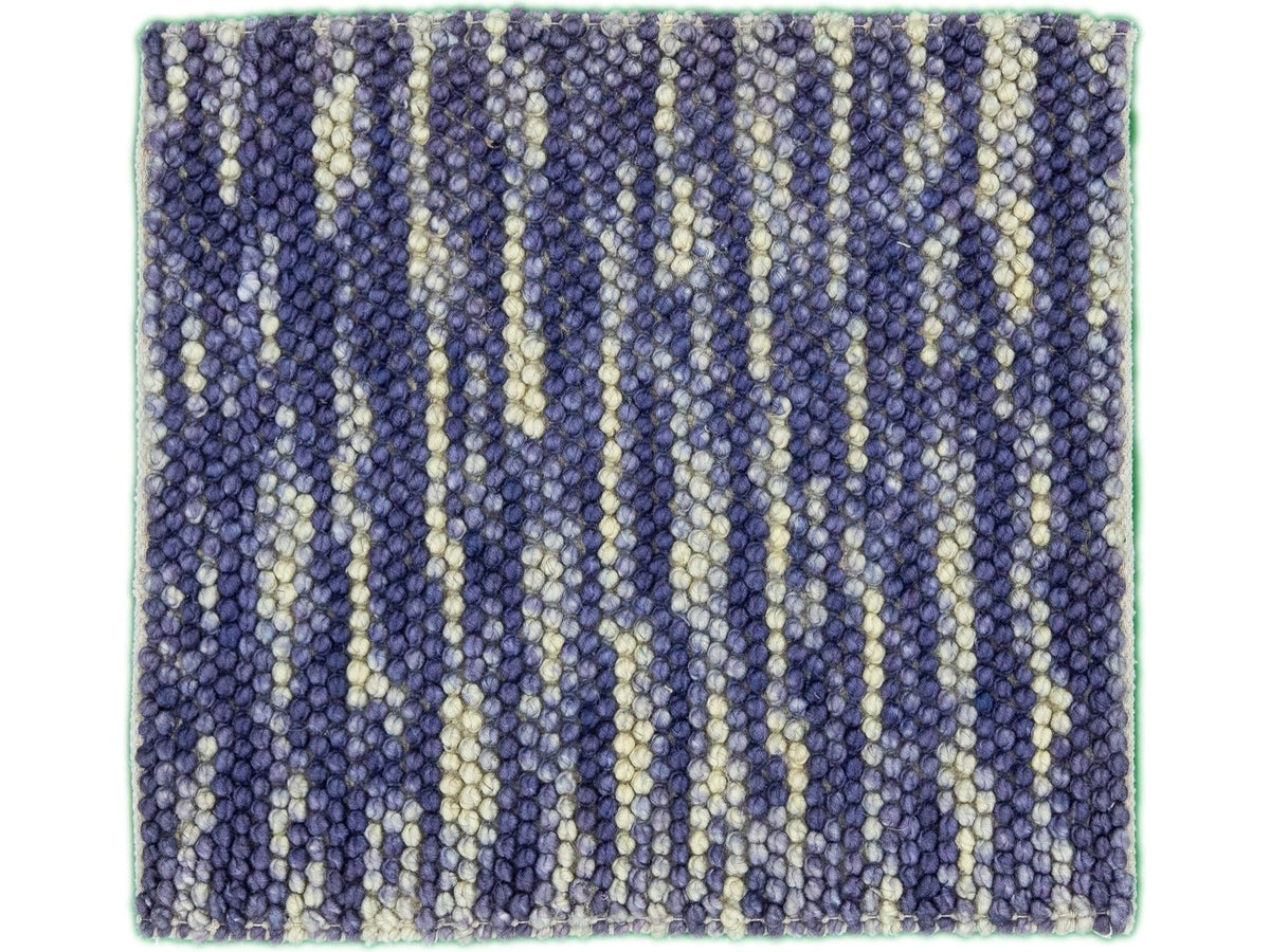 Modern Textured Wool Custom Rug
