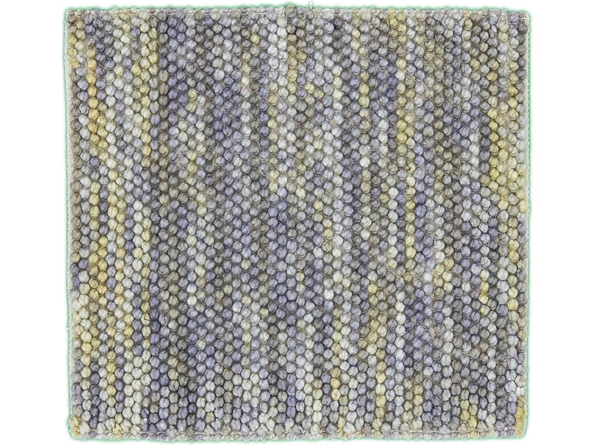 Modern Textured Wool Custom Rug