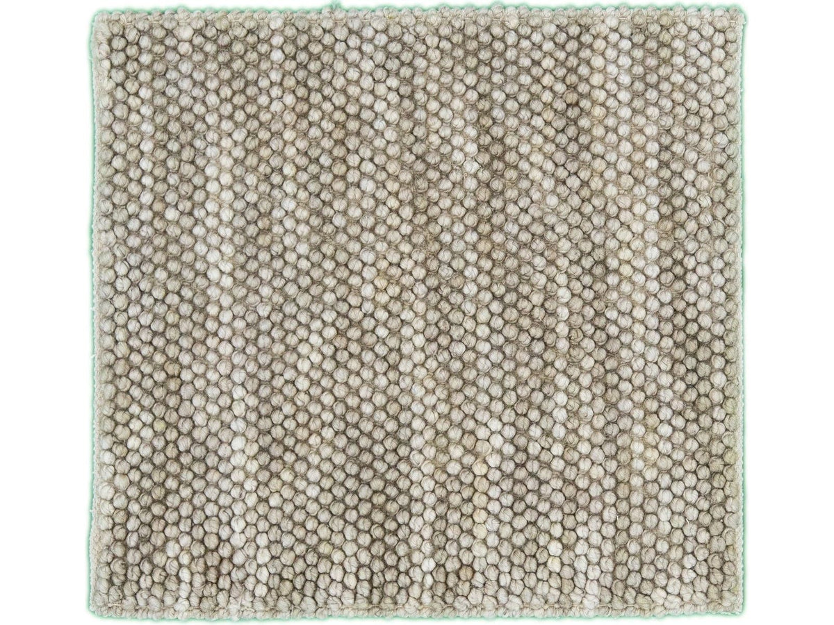 Modern Textured Wool Custom Rug